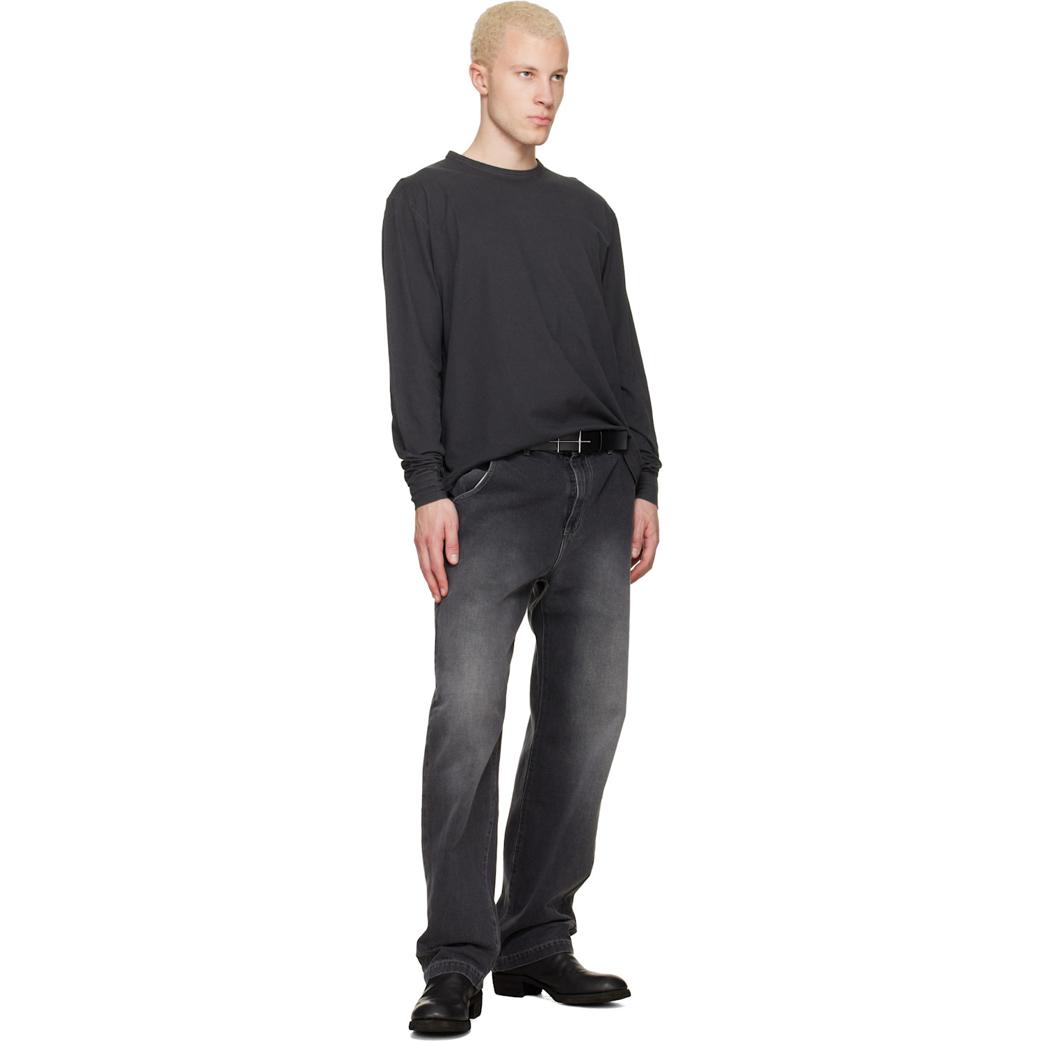  Heliot Emil Black H Belt 