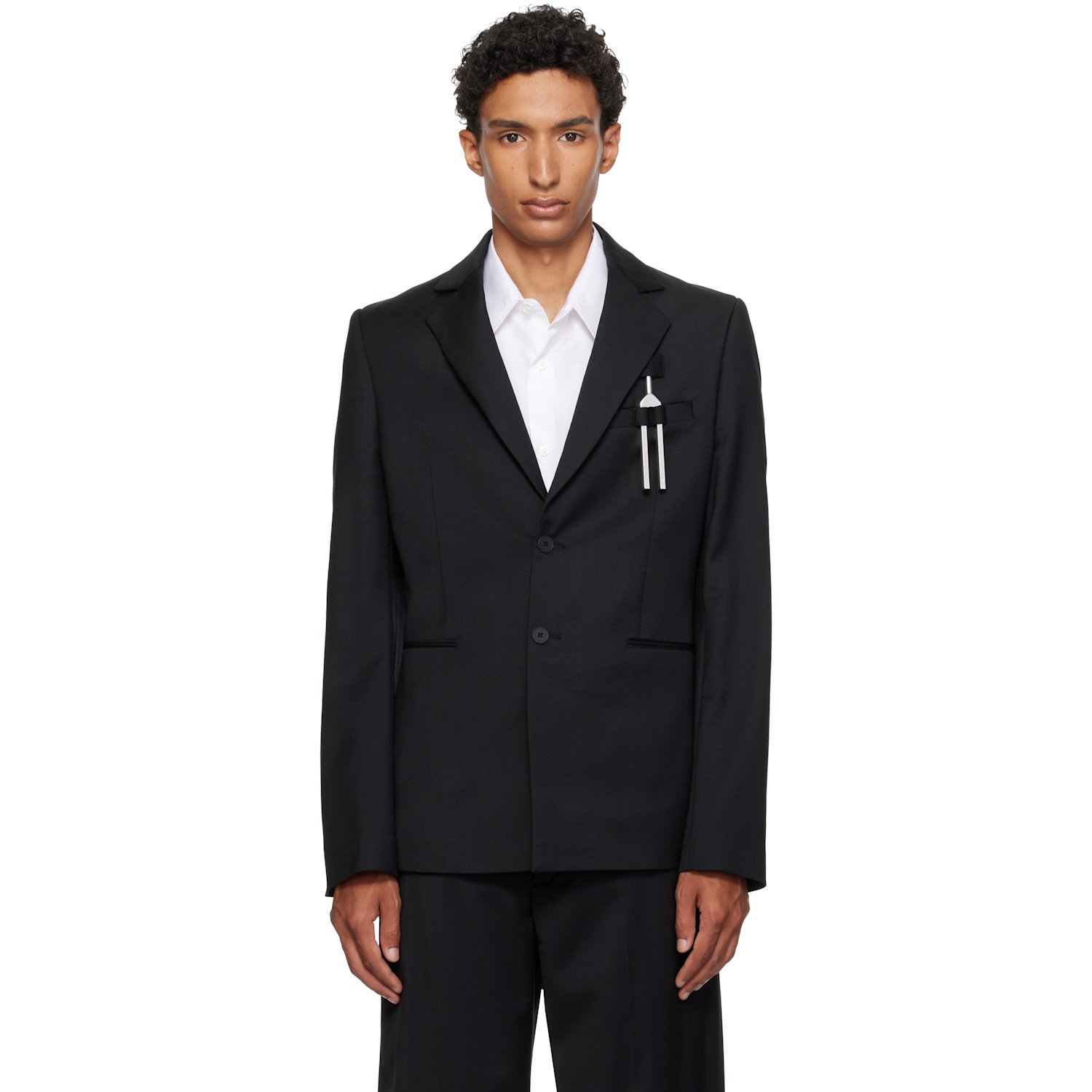 HELIOT EMIL Black Diapason Blazer