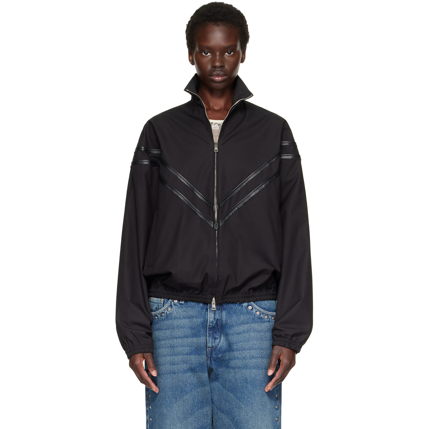 Stefan Cooke Black Pinking Corded Jacket