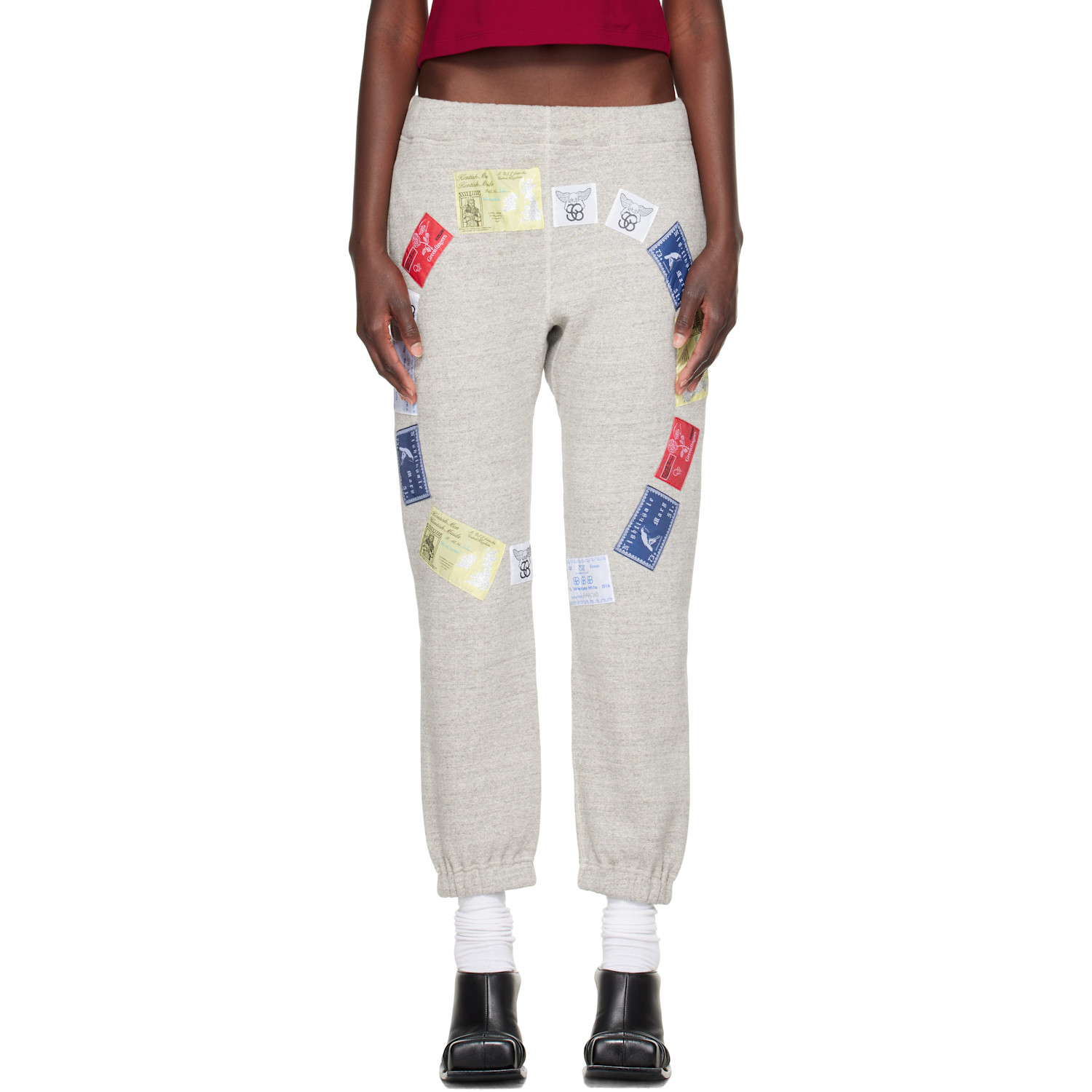 Stefan Cooke Gray AG Spalding Edition CB Patch Sweatpants