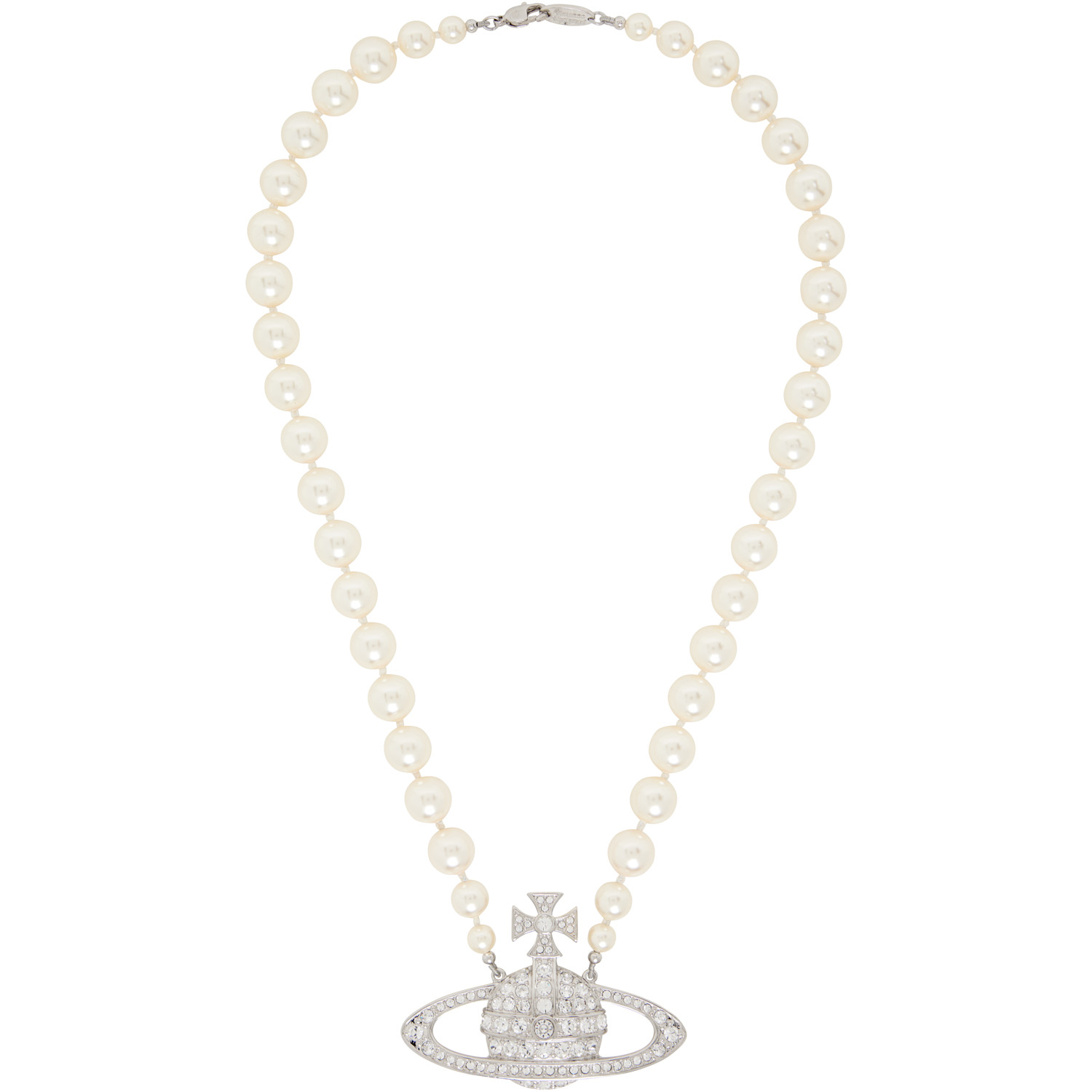 Vivienne Westwood Bas Relief Faux-Pearl Necklace