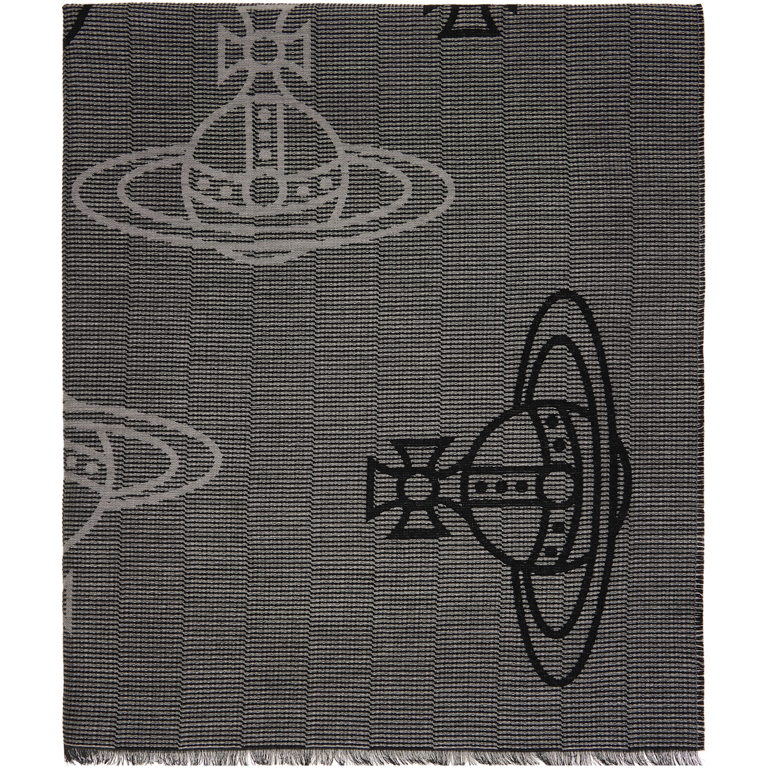 Vivienne Westwood Gray Orb Scarf