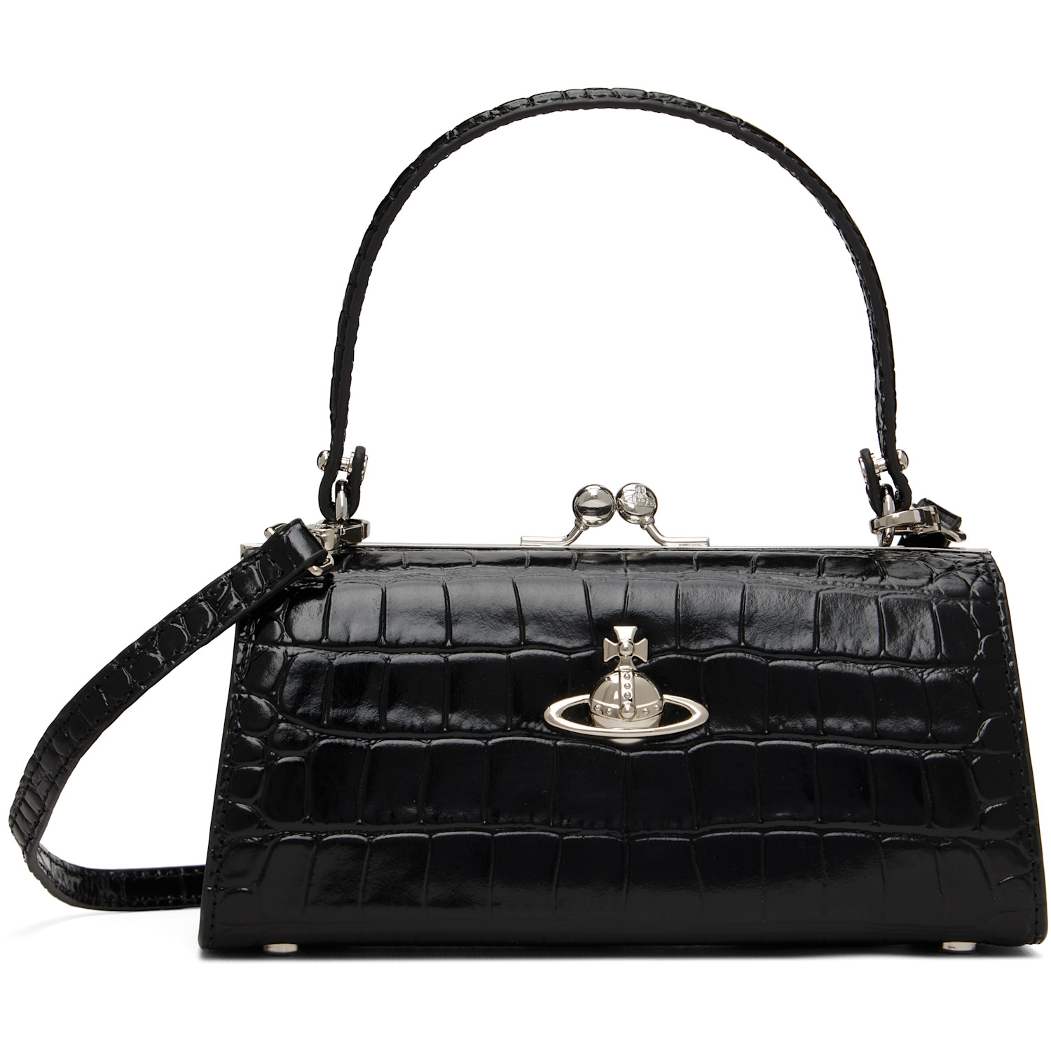 Vivienne Westwood Black Doll XL Frame Bag