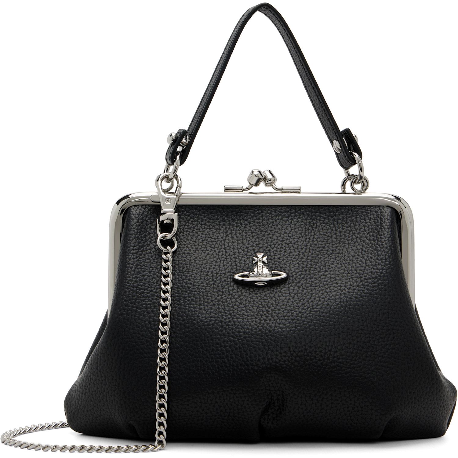 Vivienne Westwood Black Granny Frame Bag