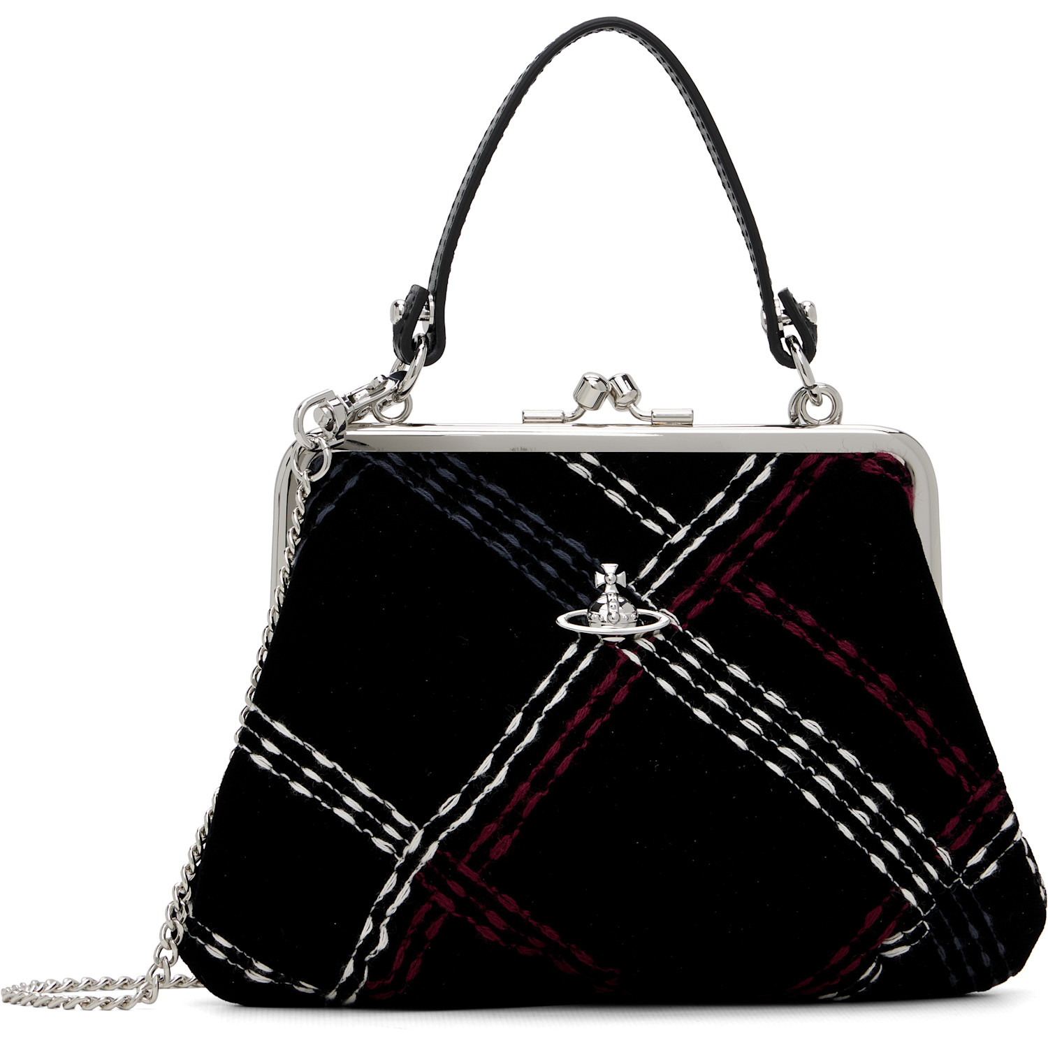 Vivienne Westwood Black Granny Frame Bag