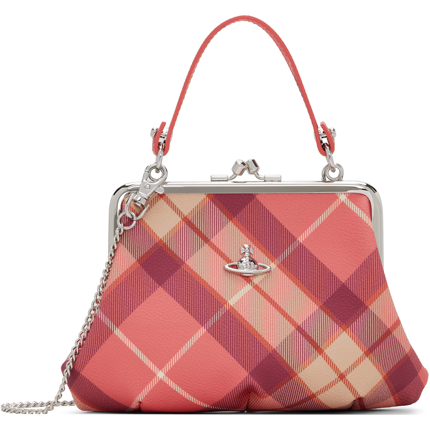 Vivienne Westwood Pink Granny Frame Bag