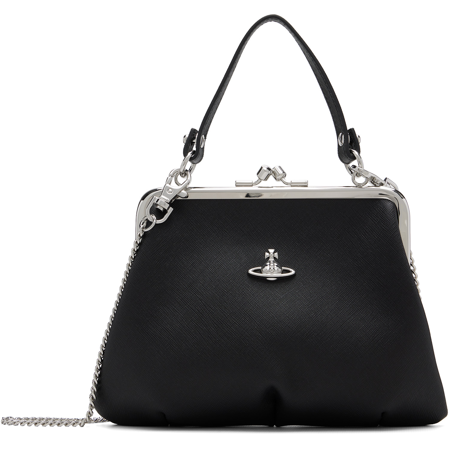 Vivienne Westwood Black Granny Frame Bag