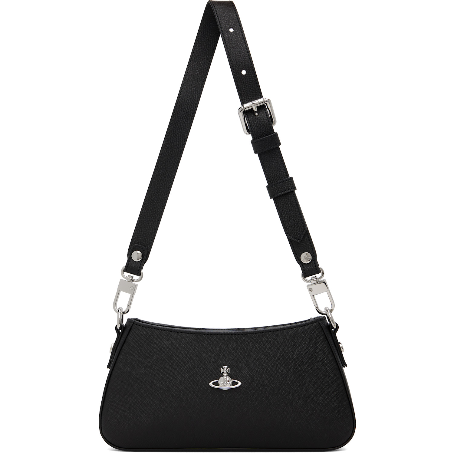 Vivienne Westwood Black Tasha Shoulder Phone Bag