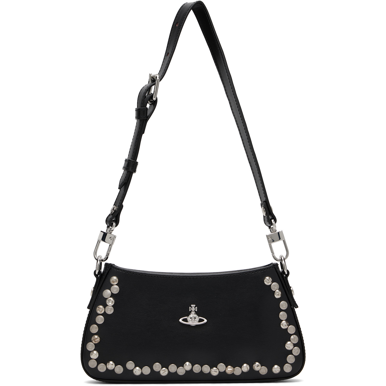 Vivienne Westwood Black Tasha Shoulder Phone Bag
