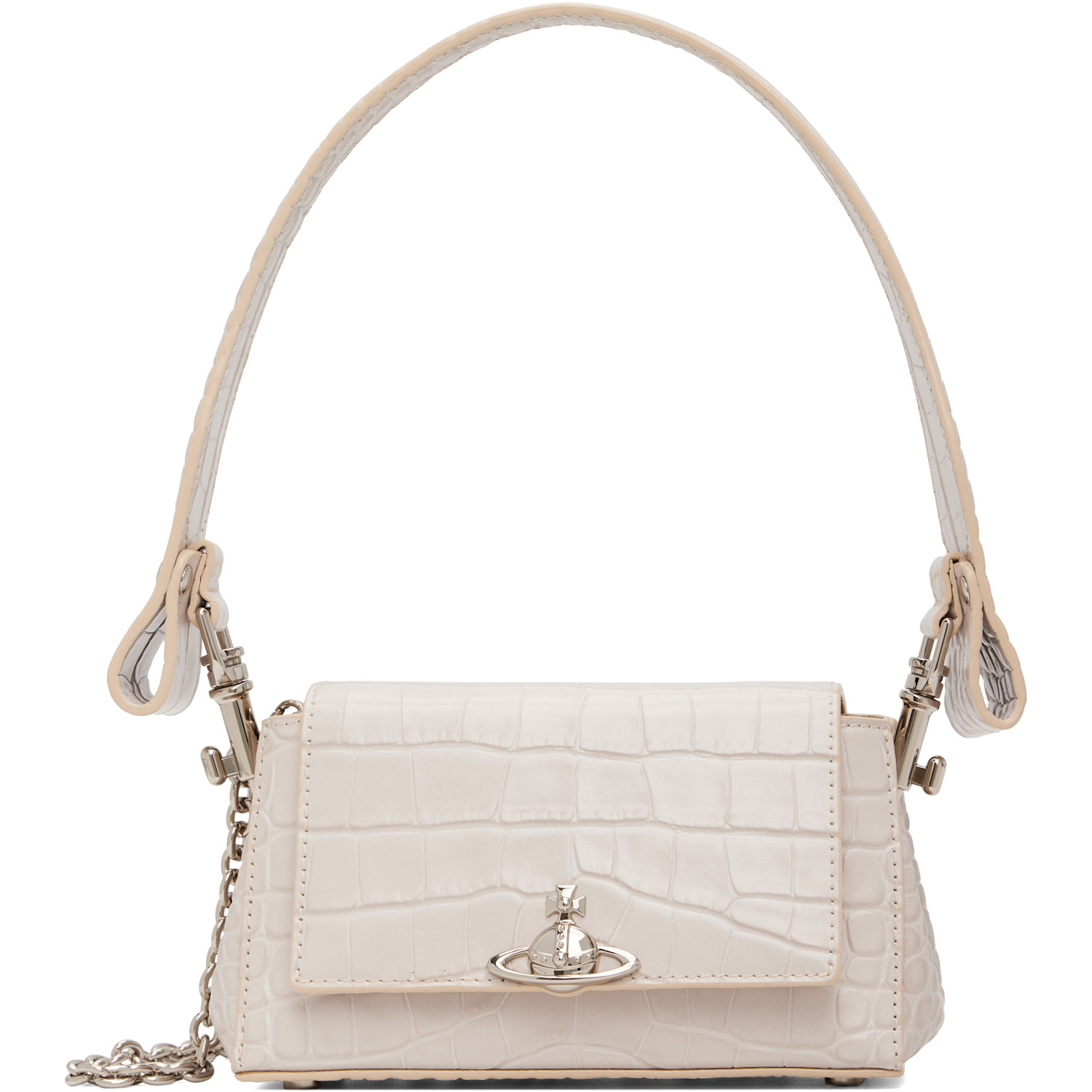 Vivienne Westwood Off-White Hazel Small Hand Bag
