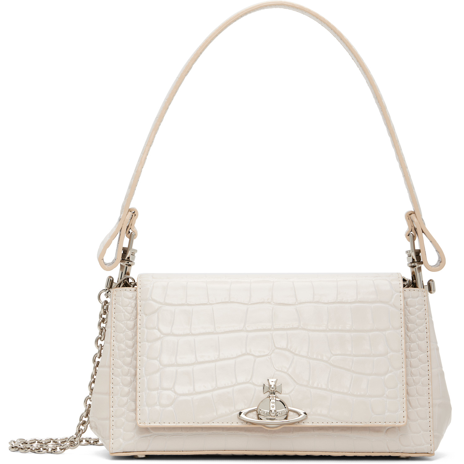 Vivienne Westwood Off-White Hazel Medium Hand Bag