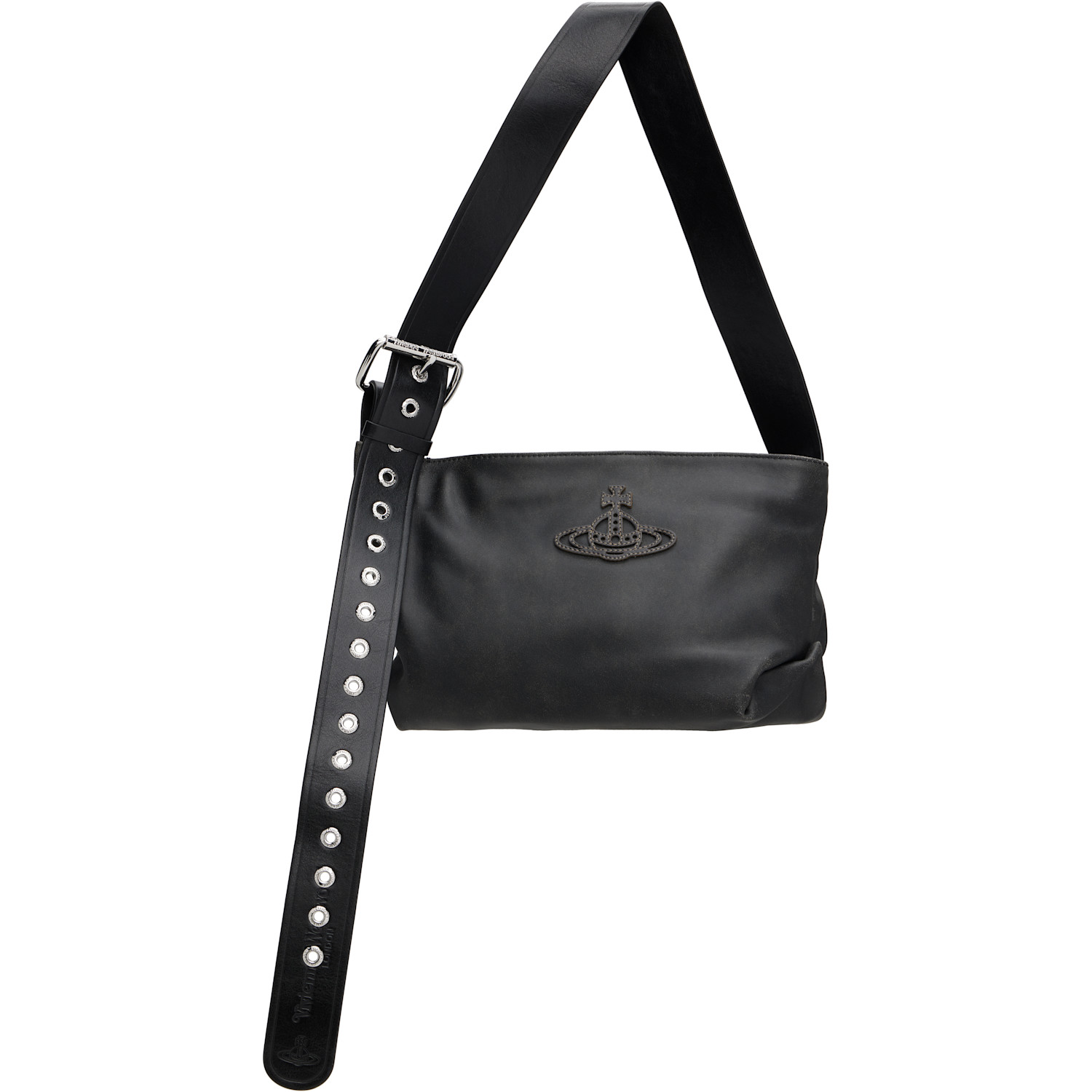 Vivienne Westwood Black Maxime Small Shoulder Bag