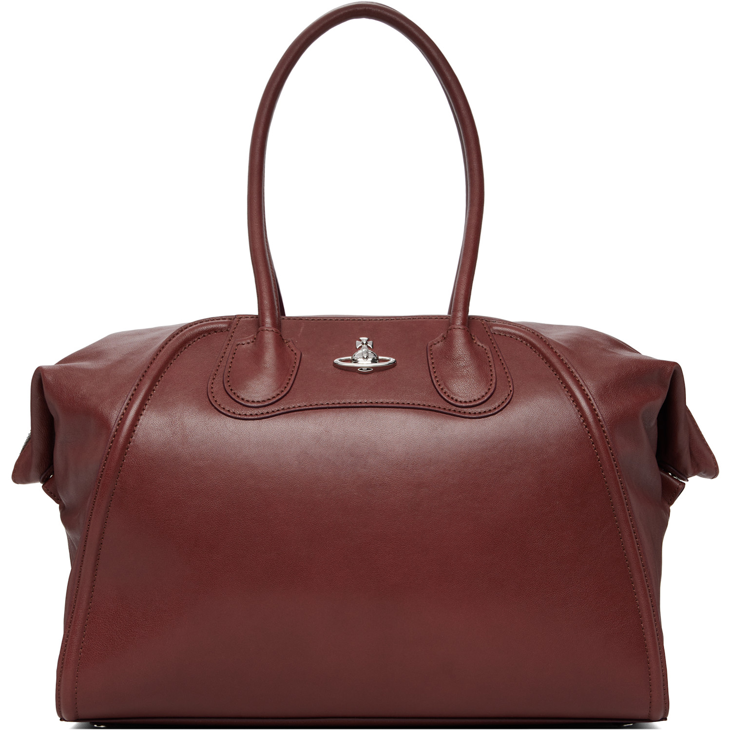 Vivienne Westwood Burgundy Shirley Holdall Tote