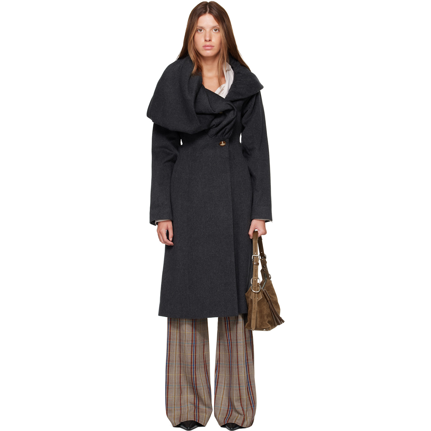 Vivienne Westwood Gray Marilyn Coat