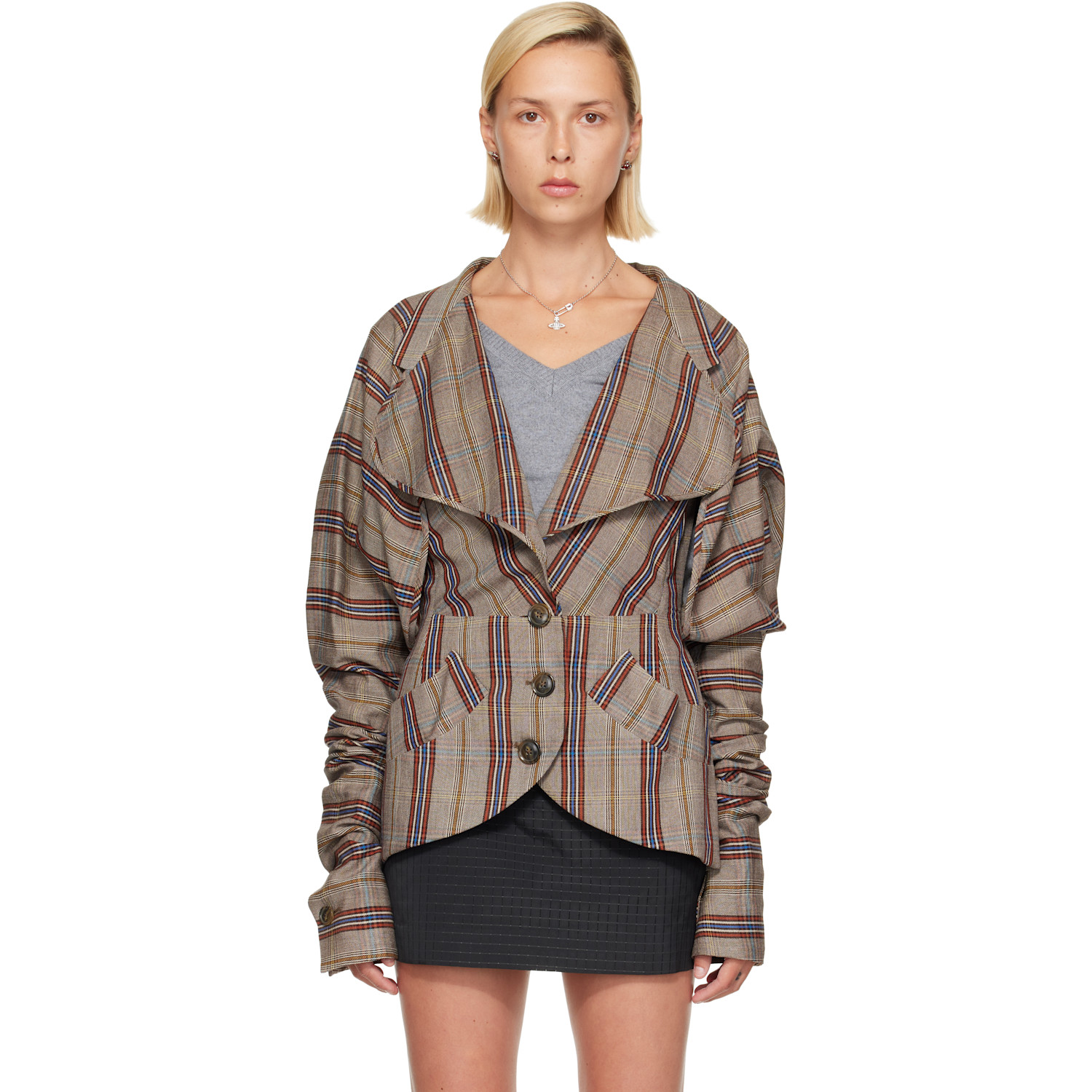 Vivienne Westwood Taupe Appetizer Blazer