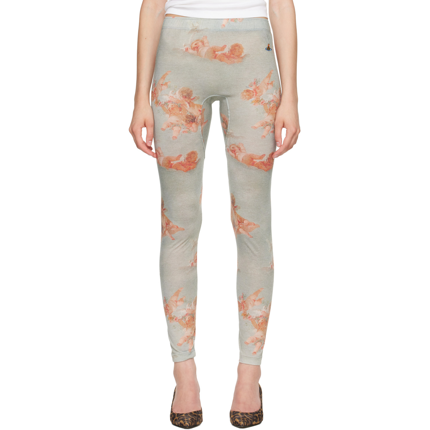 Vivienne Westwood Green Jersey Leggings