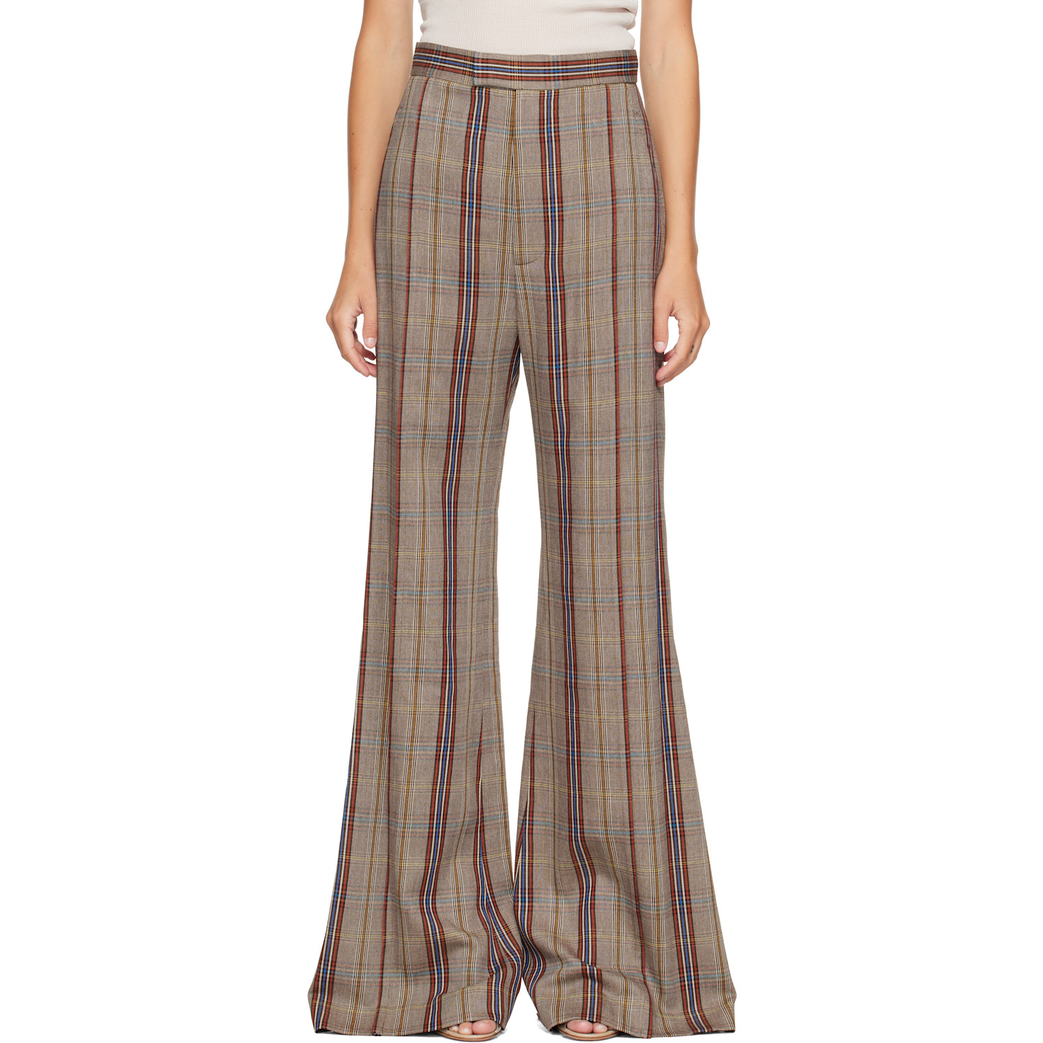 Vivienne Westwood Brown Wide Leg Trousers