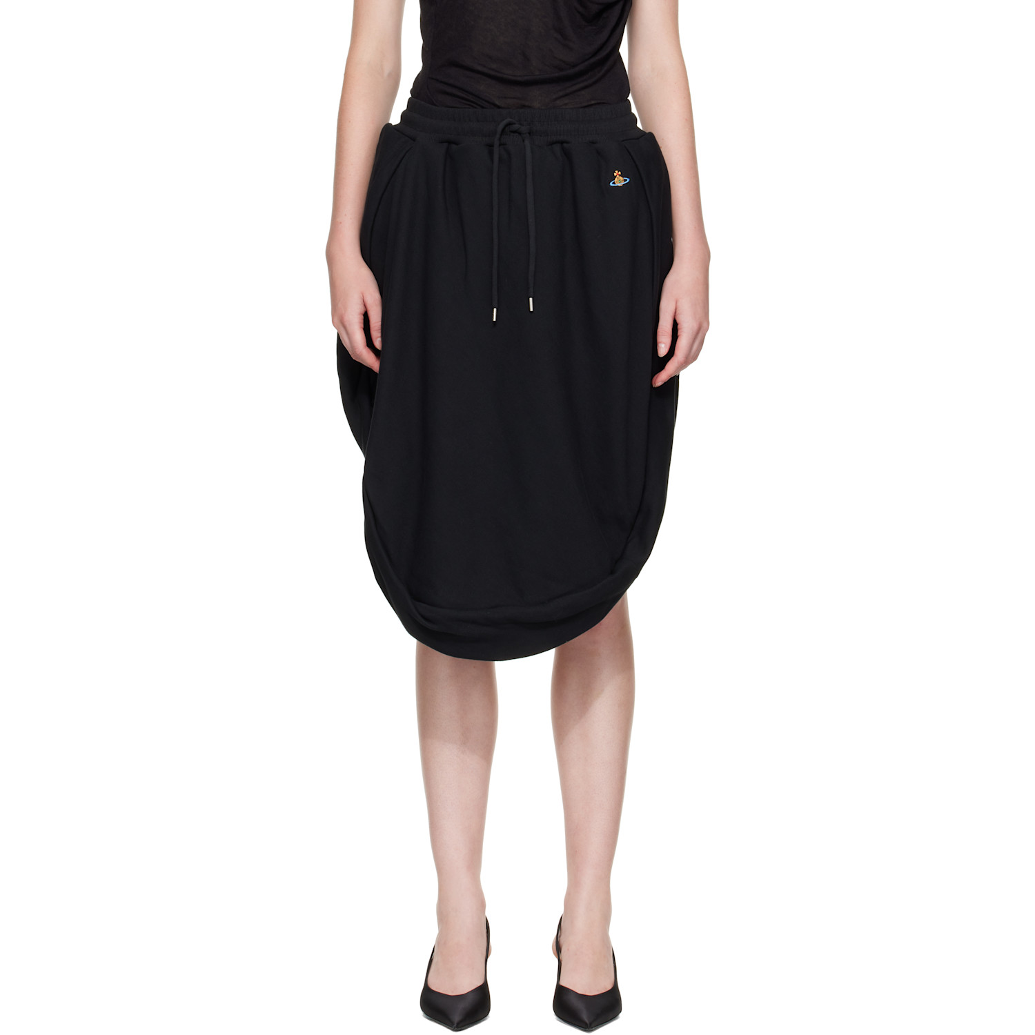 Vivienne Westwood Black Zingara Midi Skirt