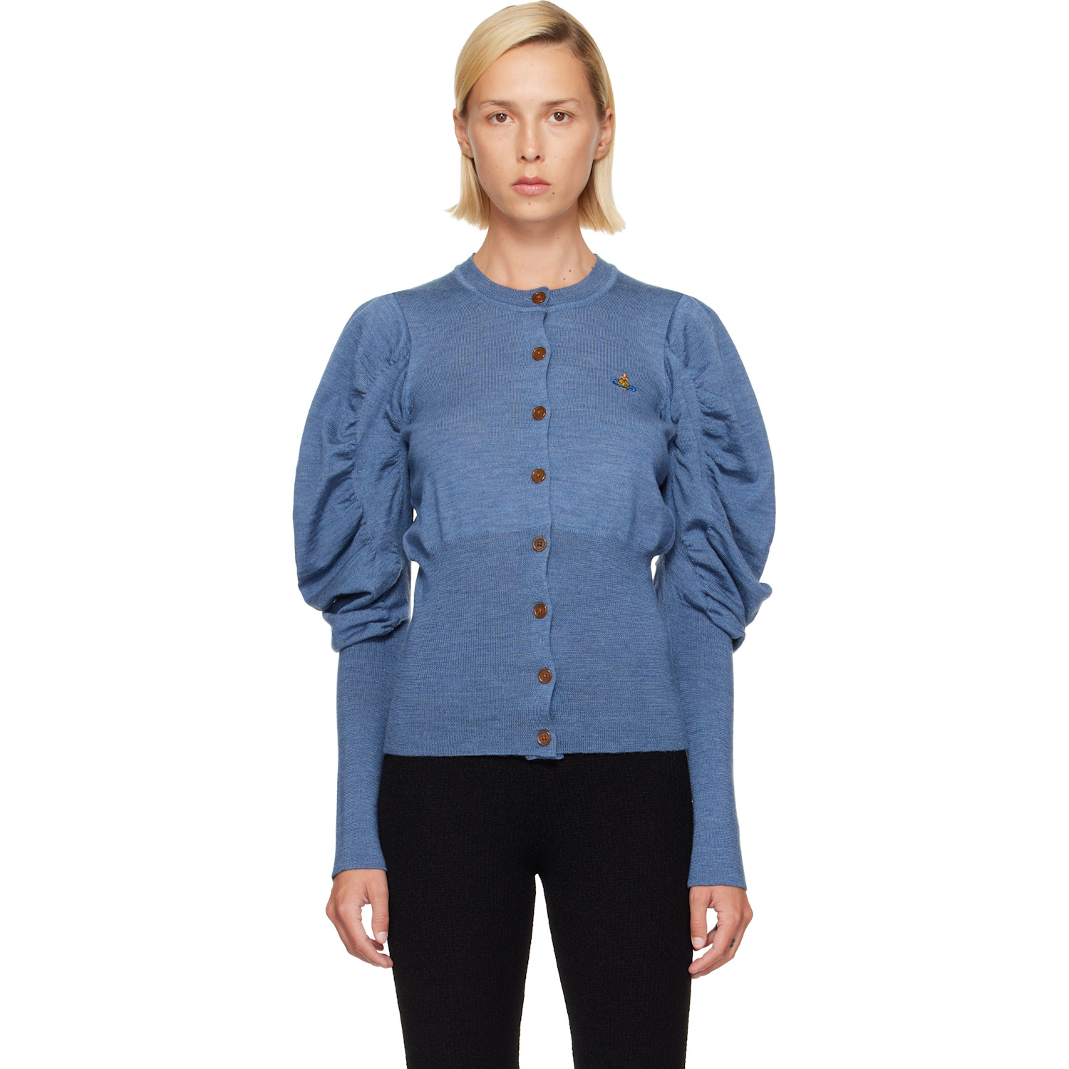 Vivienne Westwood Blue Eli Cardigan