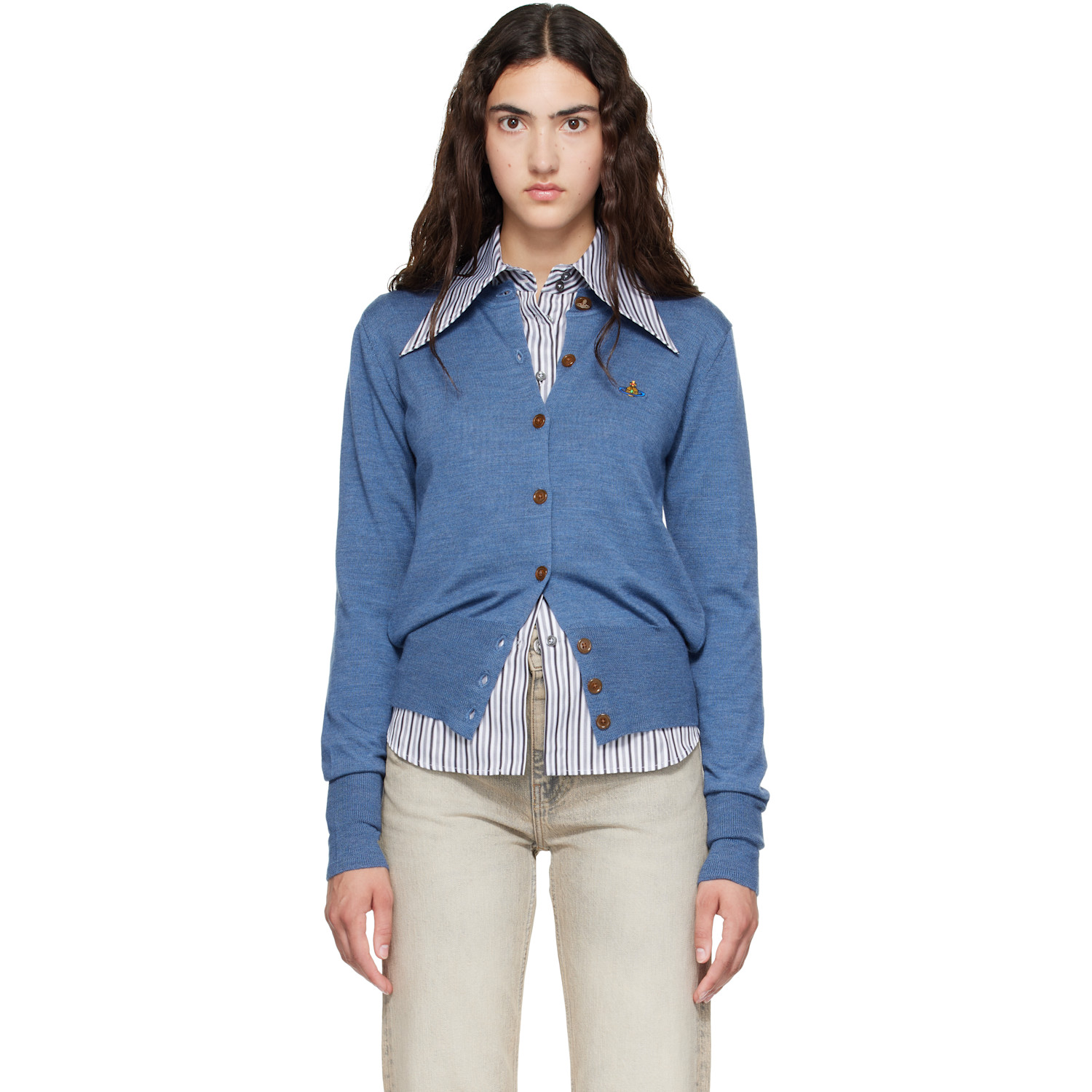 Vivienne Westwood Blue Bea Cardigan