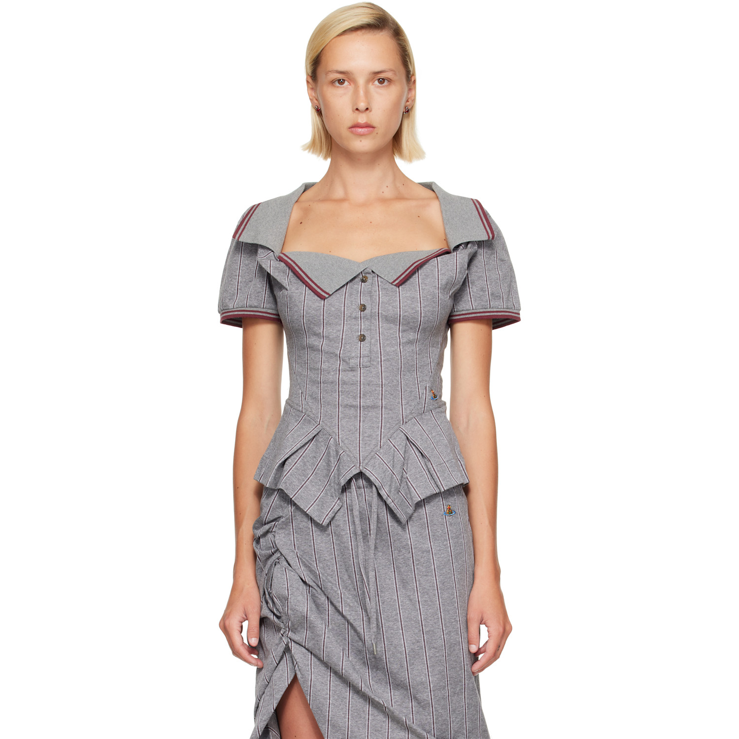 Vivienne Westwood Gray Monday Polo