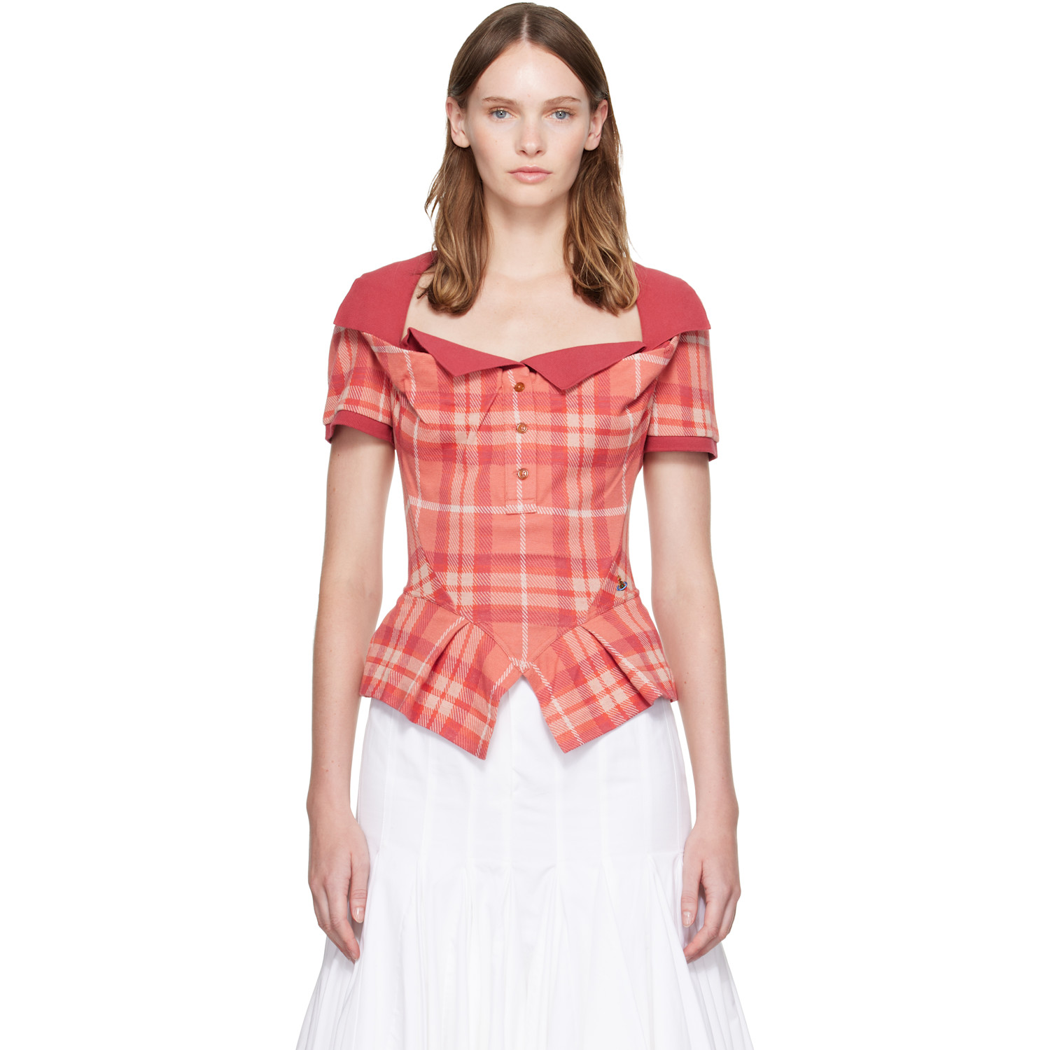 Vivienne Westwood Pink Monday Polo Top