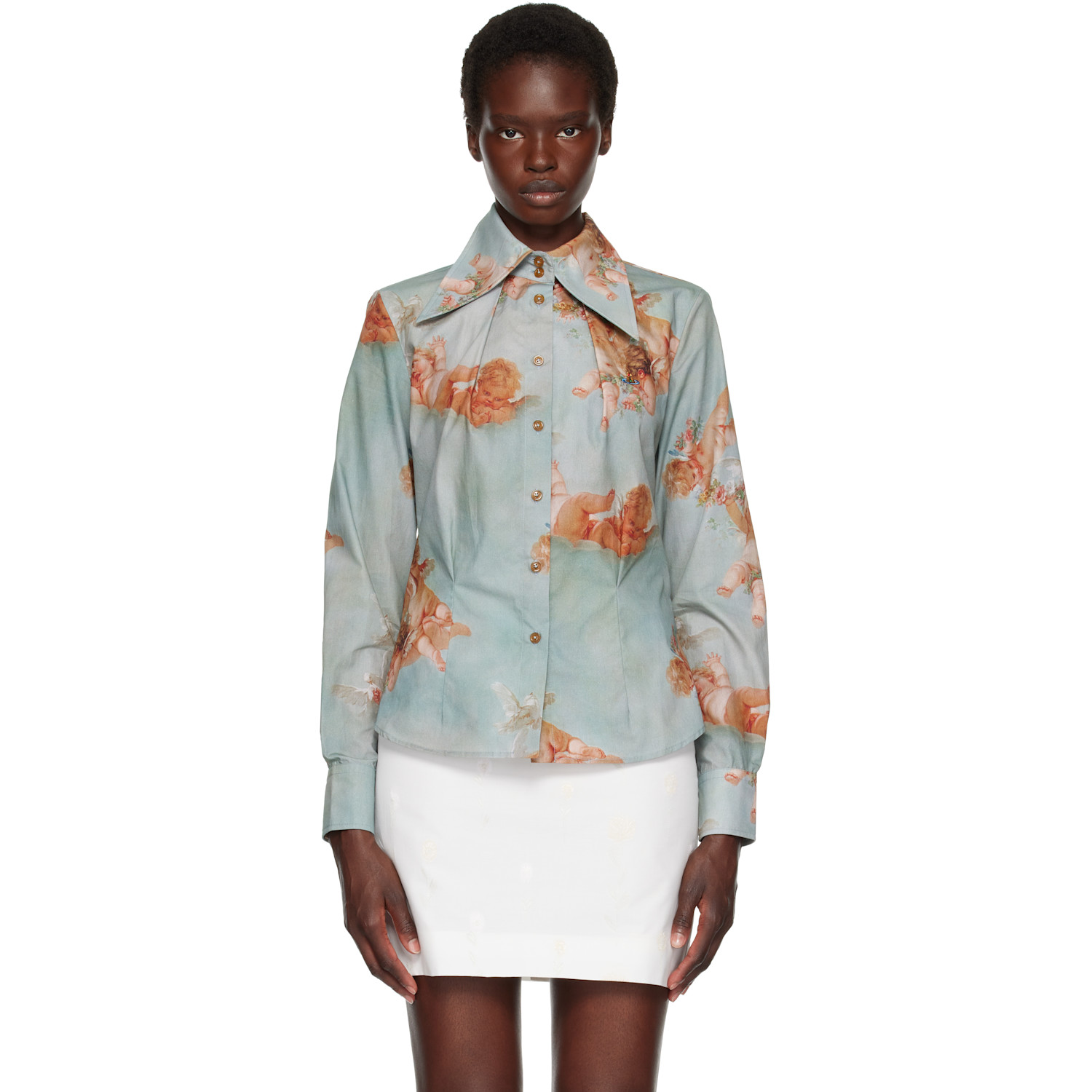 JW PEI Vivienne Westwood Blue Violin Shirt