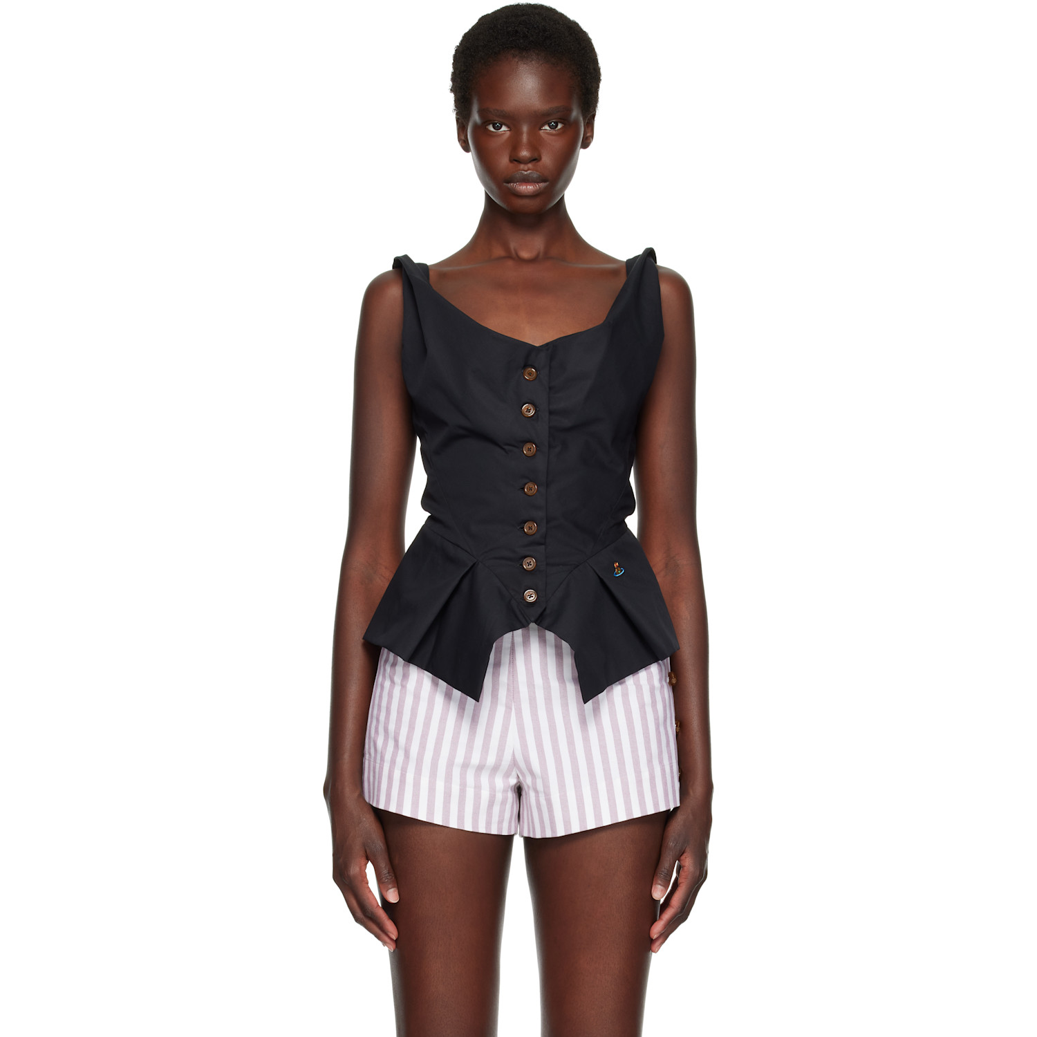 Vivienne Westwood Black Monday Vest Top