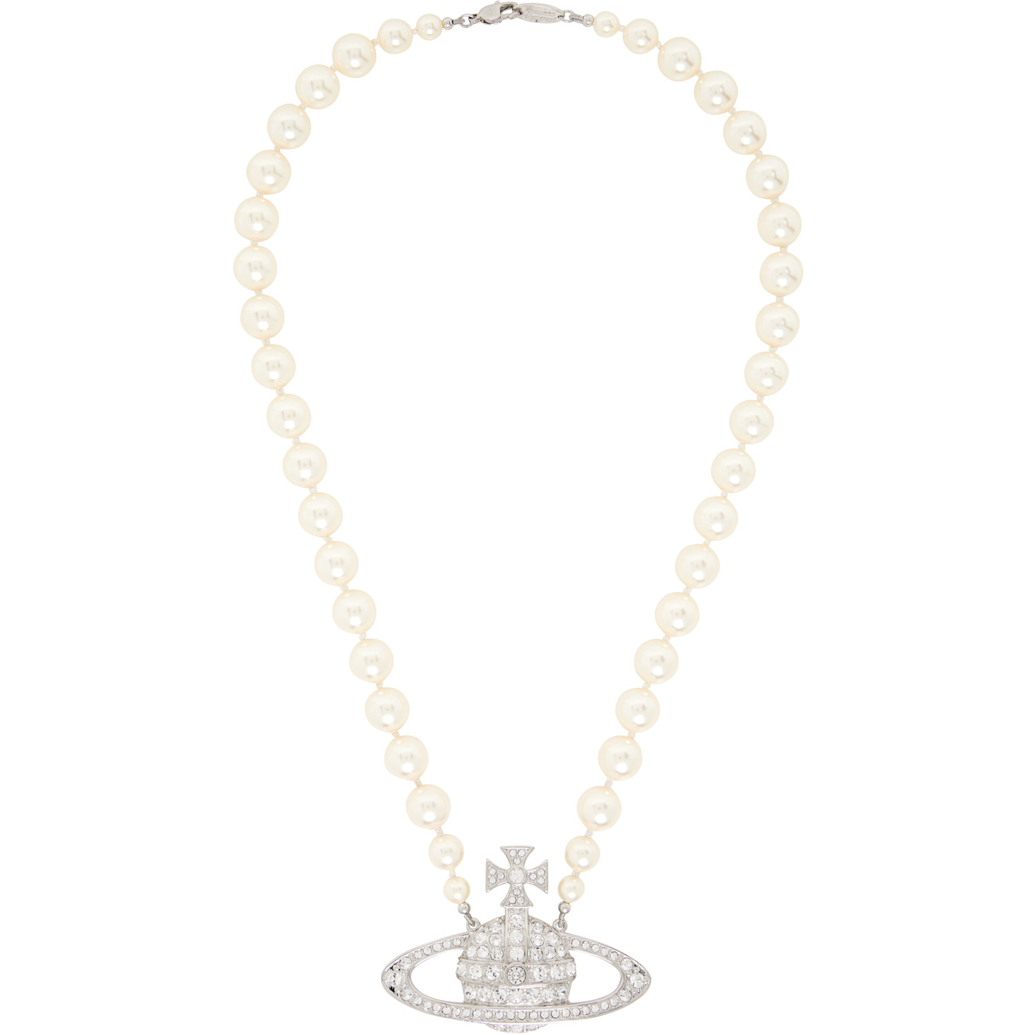 Vivienne Westwood Bas Relief Faux-Pearl Necklace