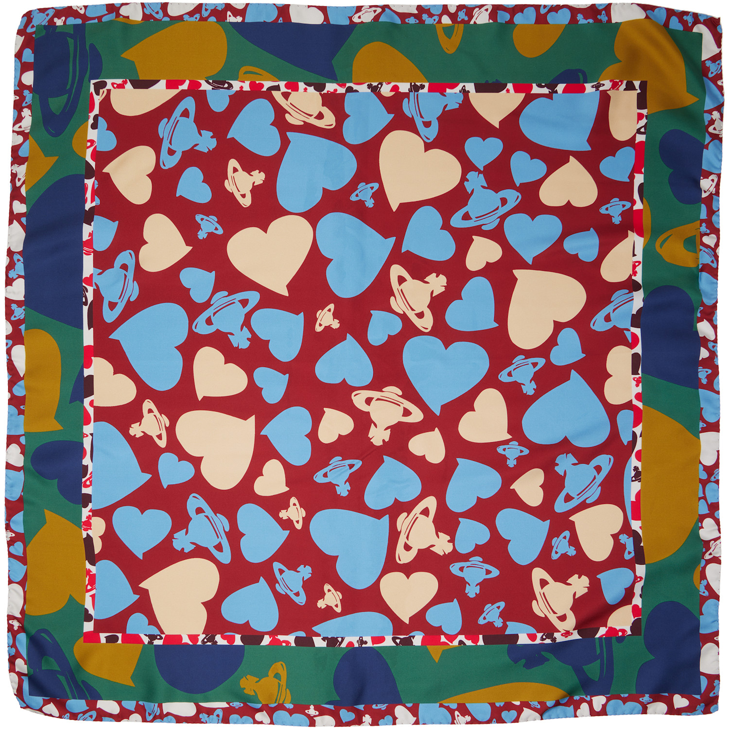Vivienne Westwood Multicolor Square Scarf