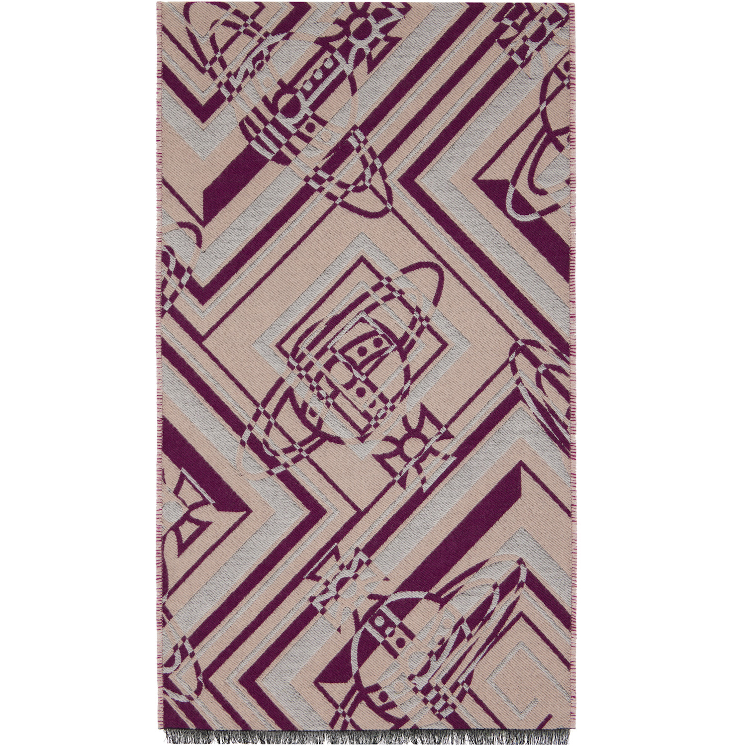Vivienne Westwood Pink Rug Scarf