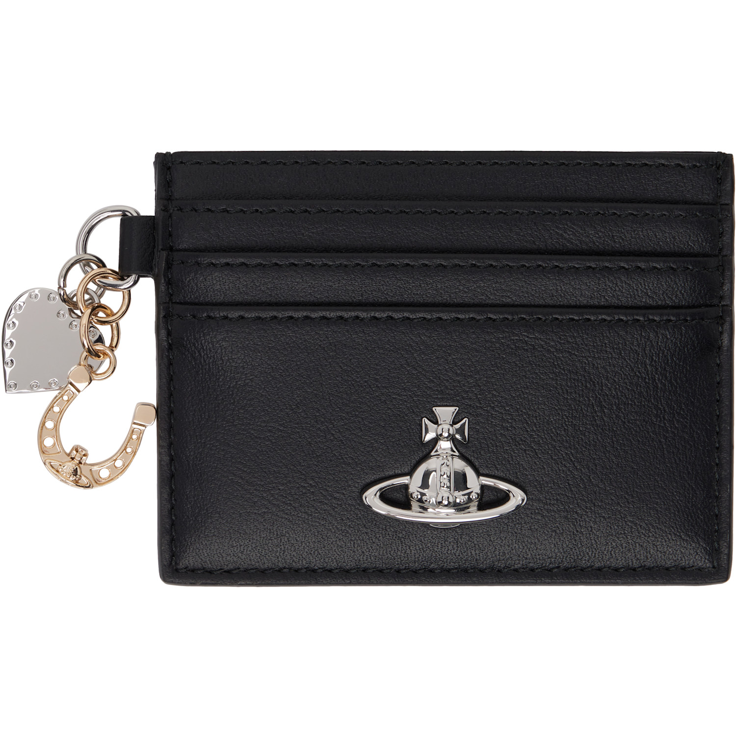 Vivienne Westwood Black Charms Card Holder
