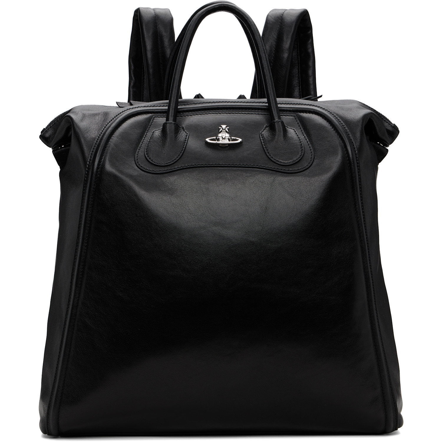 Vivienne Westwood Black Bobby Large Backpack