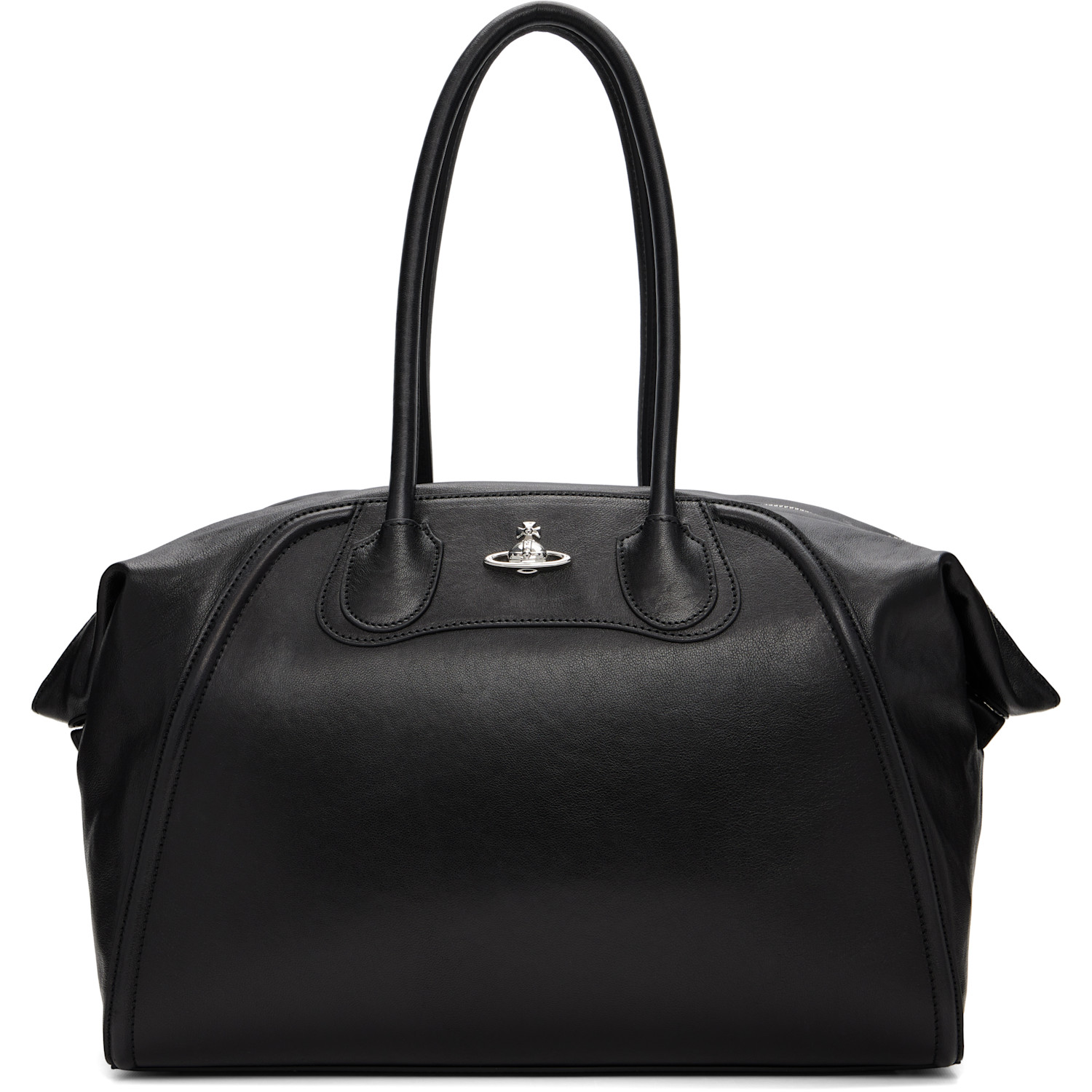 Vivienne Westwood Black Shirley Holdall Bag