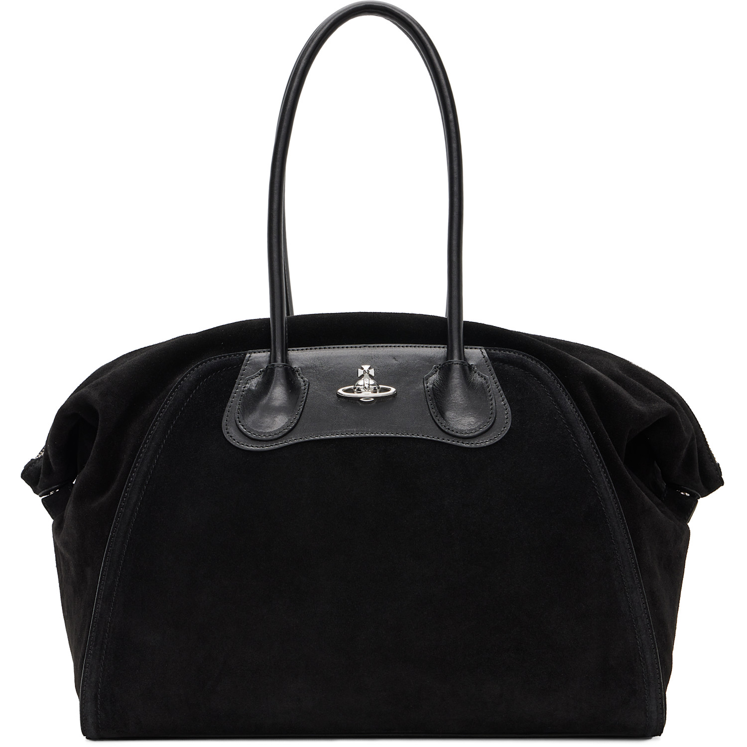 Vivienne Westwood Black Shirley Holdall Bag