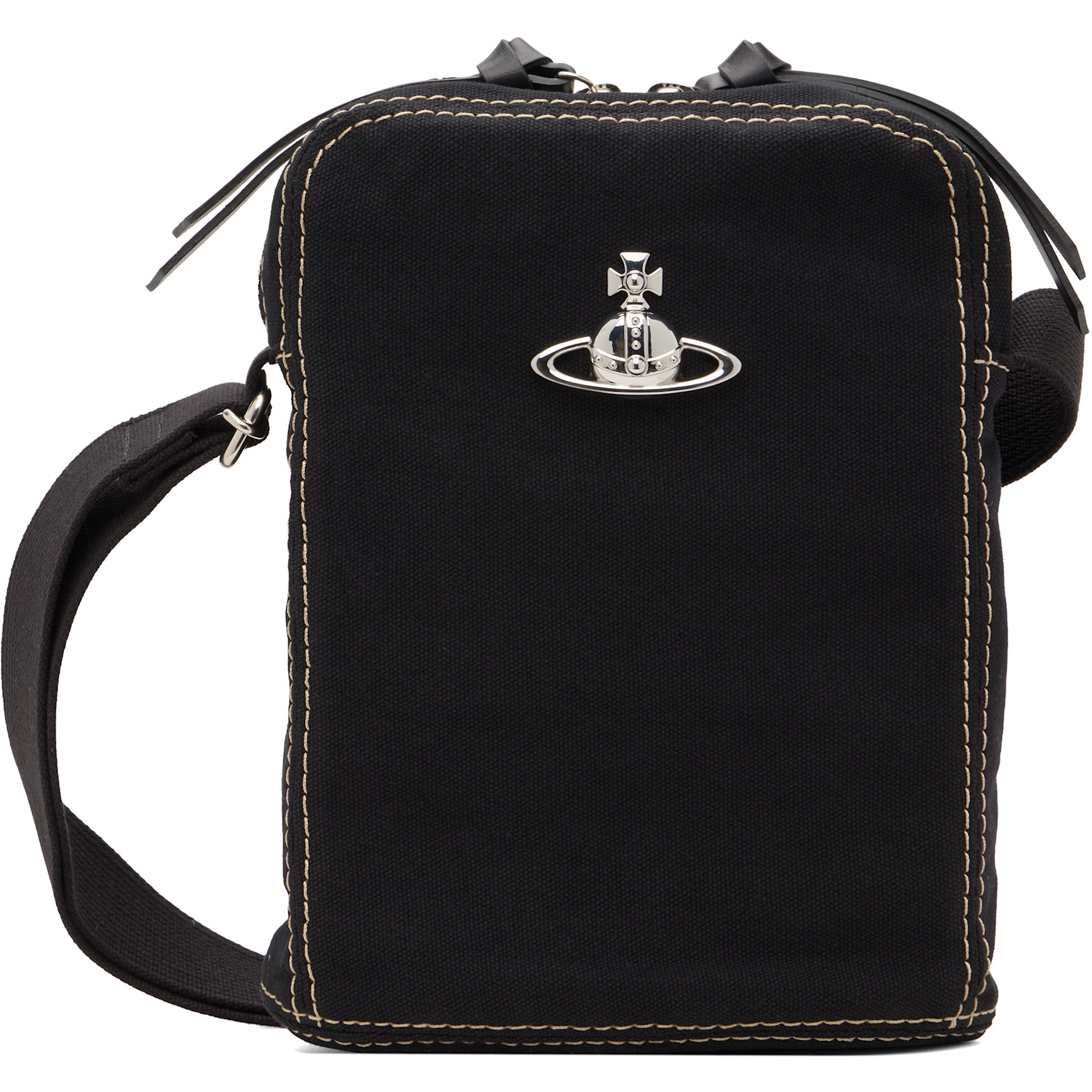 Vivienne Westwood Black Luke N/S Crossbody Bag