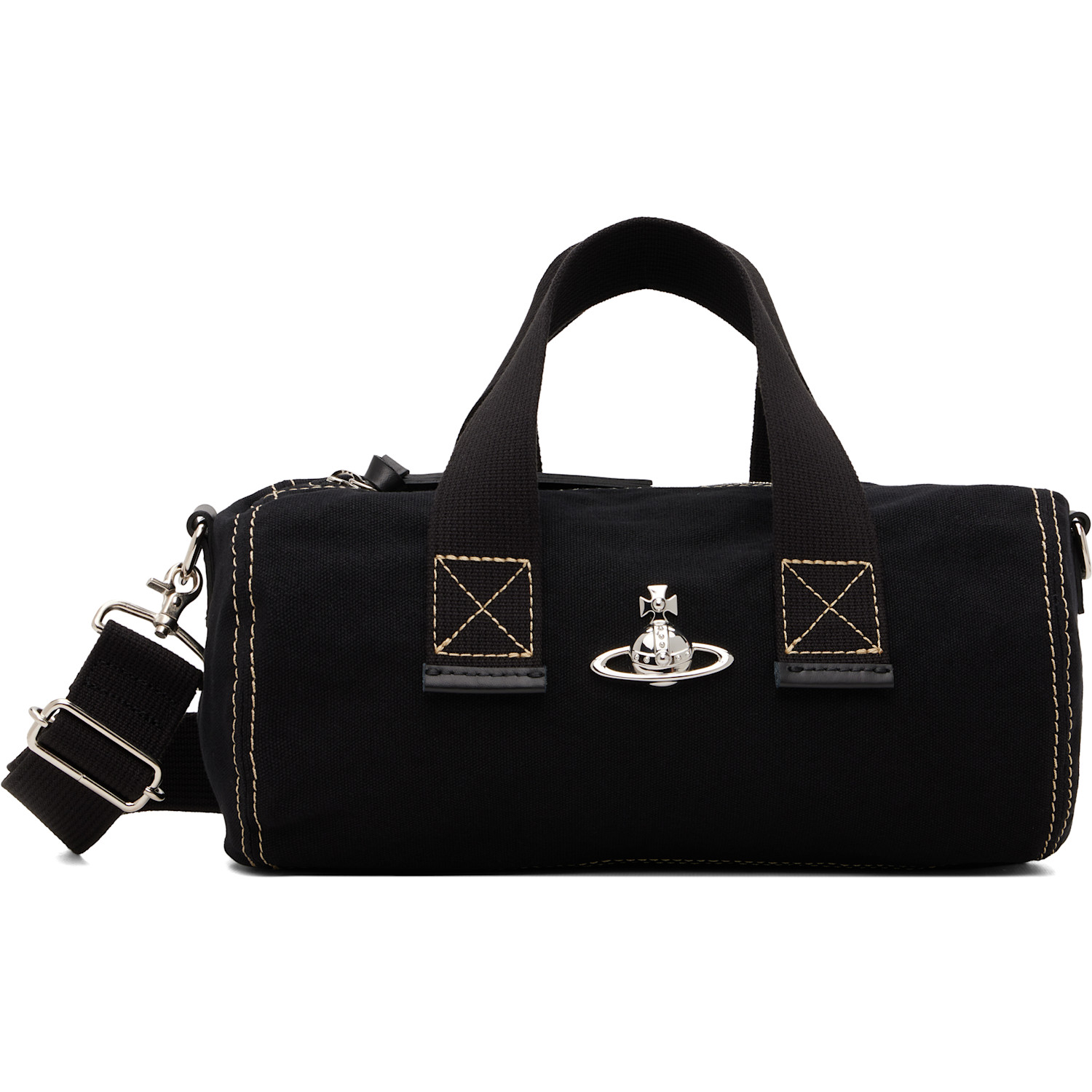 Vivienne Westwood Black Paul Cylinder Crossbody Bag