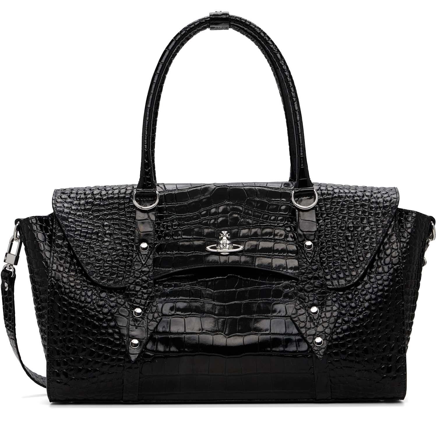Vivienne Westwood Black Bettina Medium Hand Bag