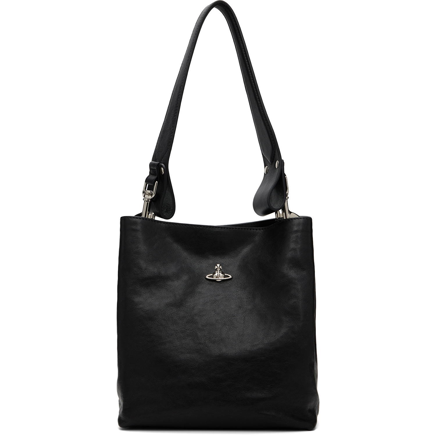 Vivienne Westwood Black Lottie Small Shoulder Bag