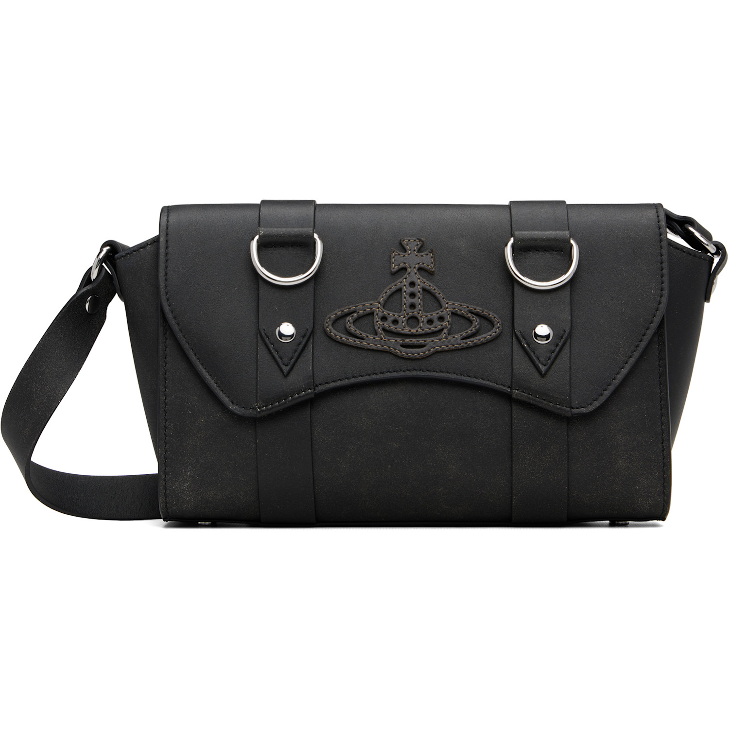 Vivienne Westwood Black Kimmy Crossbody Bag