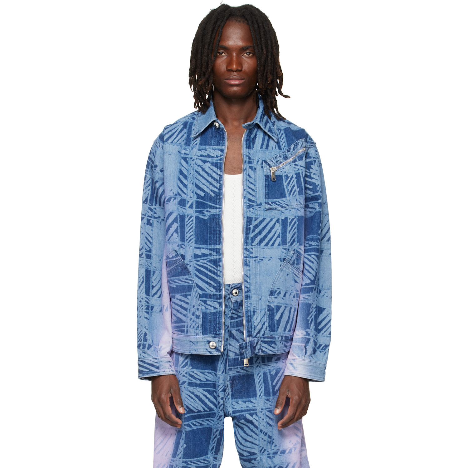 Vivienne Westwood Blue Piranha Denim Jacket