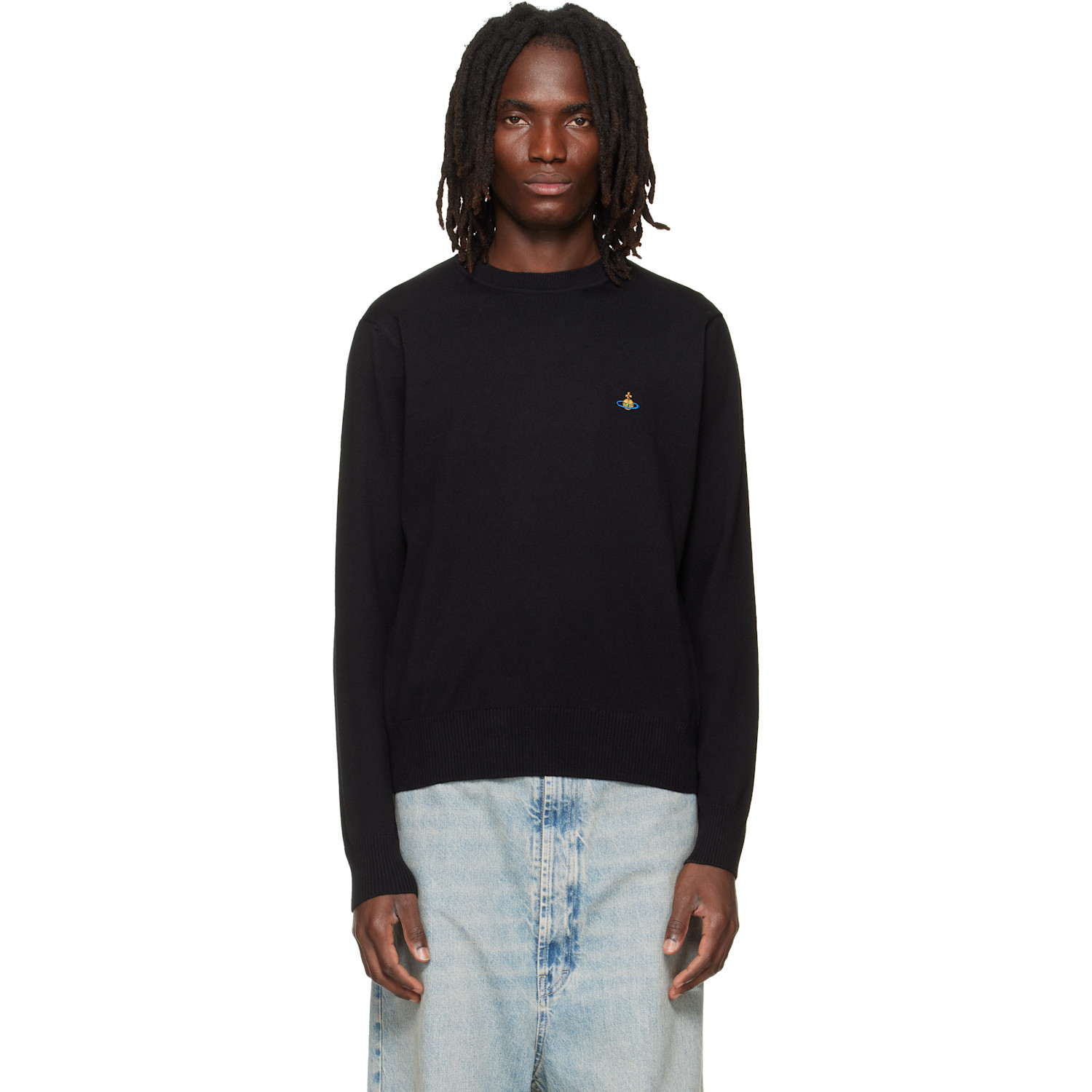 Vivienne Westwood Black Alex Round Neck Sweater