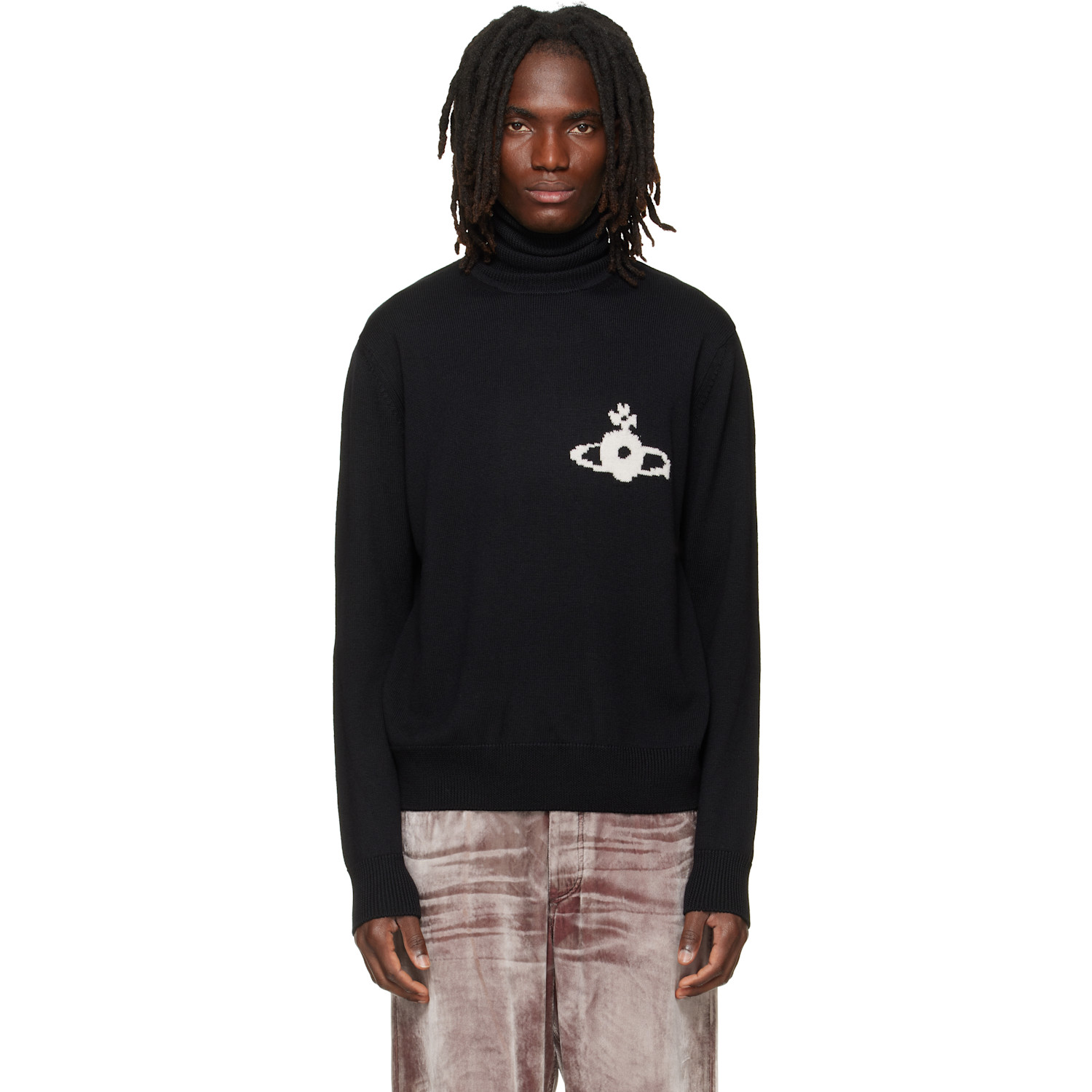 Vivienne Westwood Black Mark Turtleneck