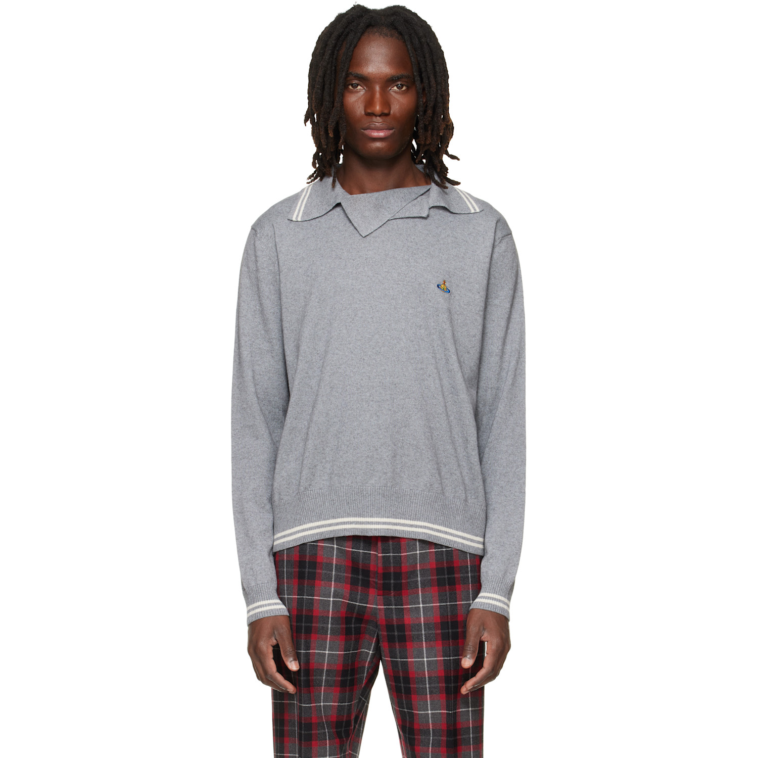 Vivienne Westwood Gray Doubletake Polo