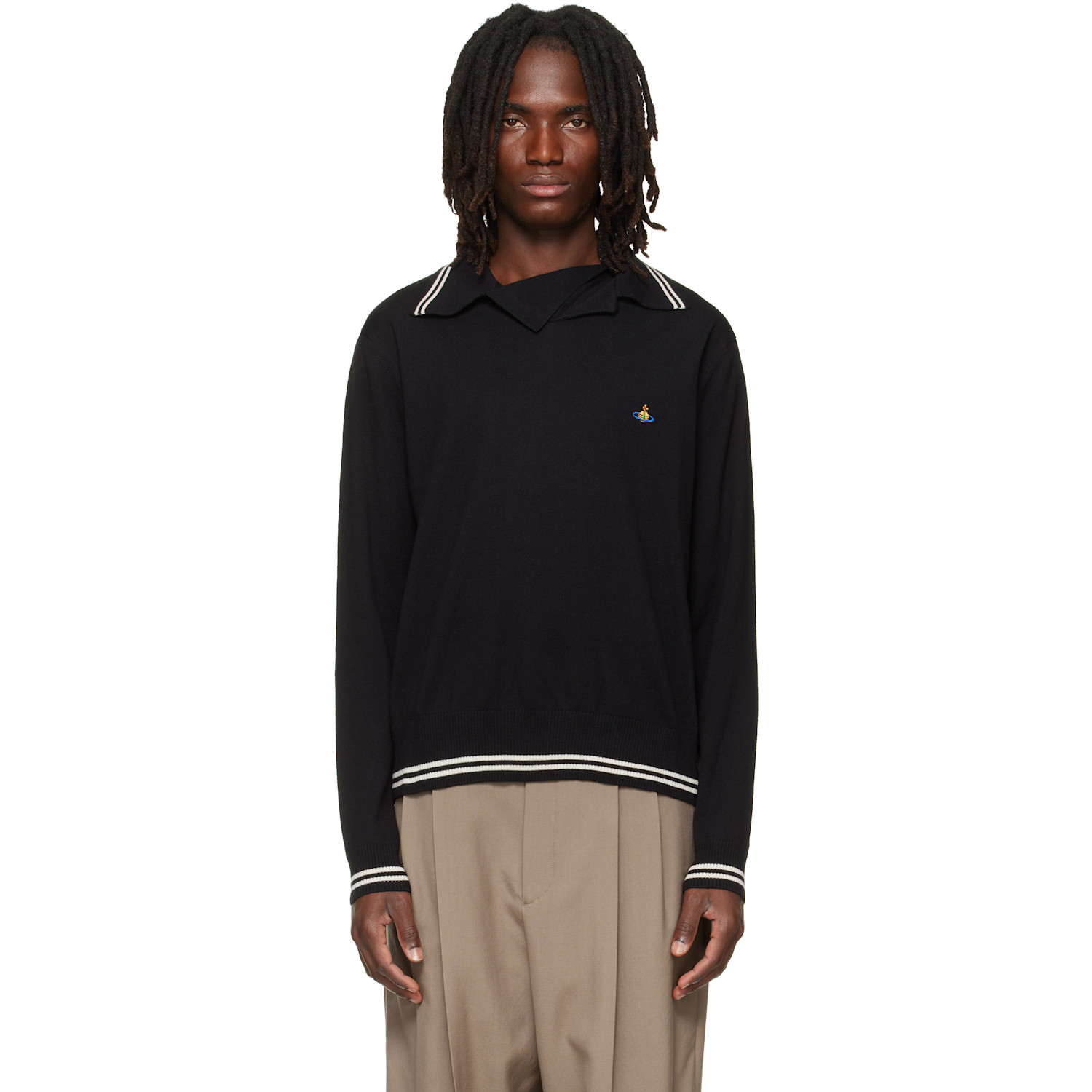 Vivienne Westwood Black Doubletake Polo