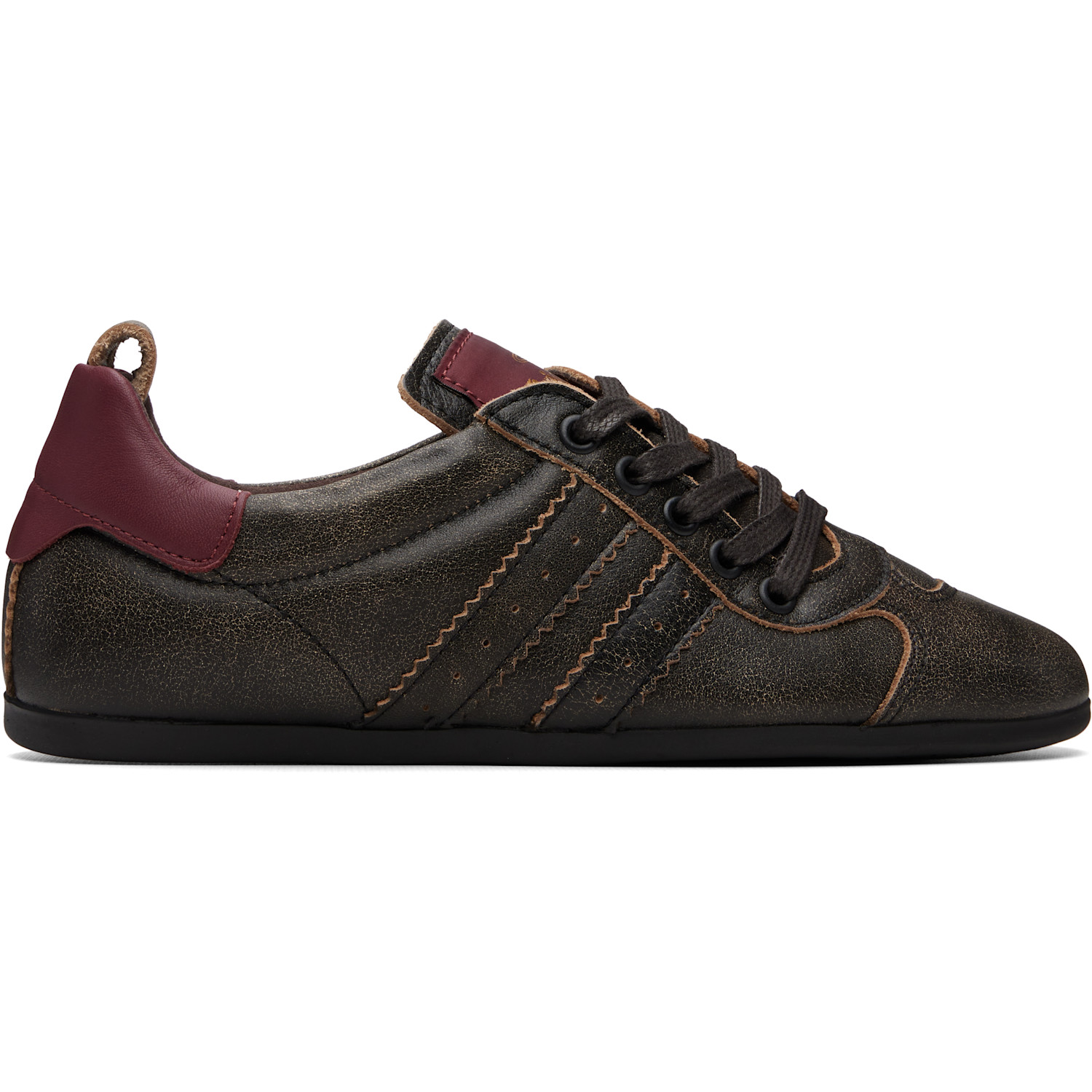Vivienne Westwood Brown & Burgundy Drunken Sneakers