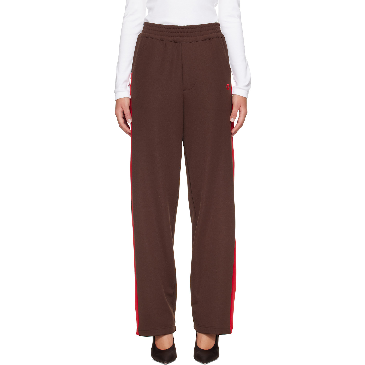Coperni Brown Oversized Track Pants