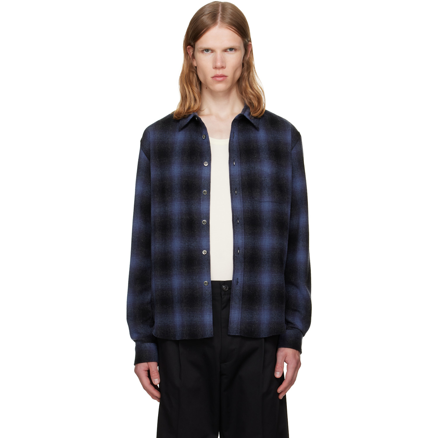 vowels Blue River Shirt
