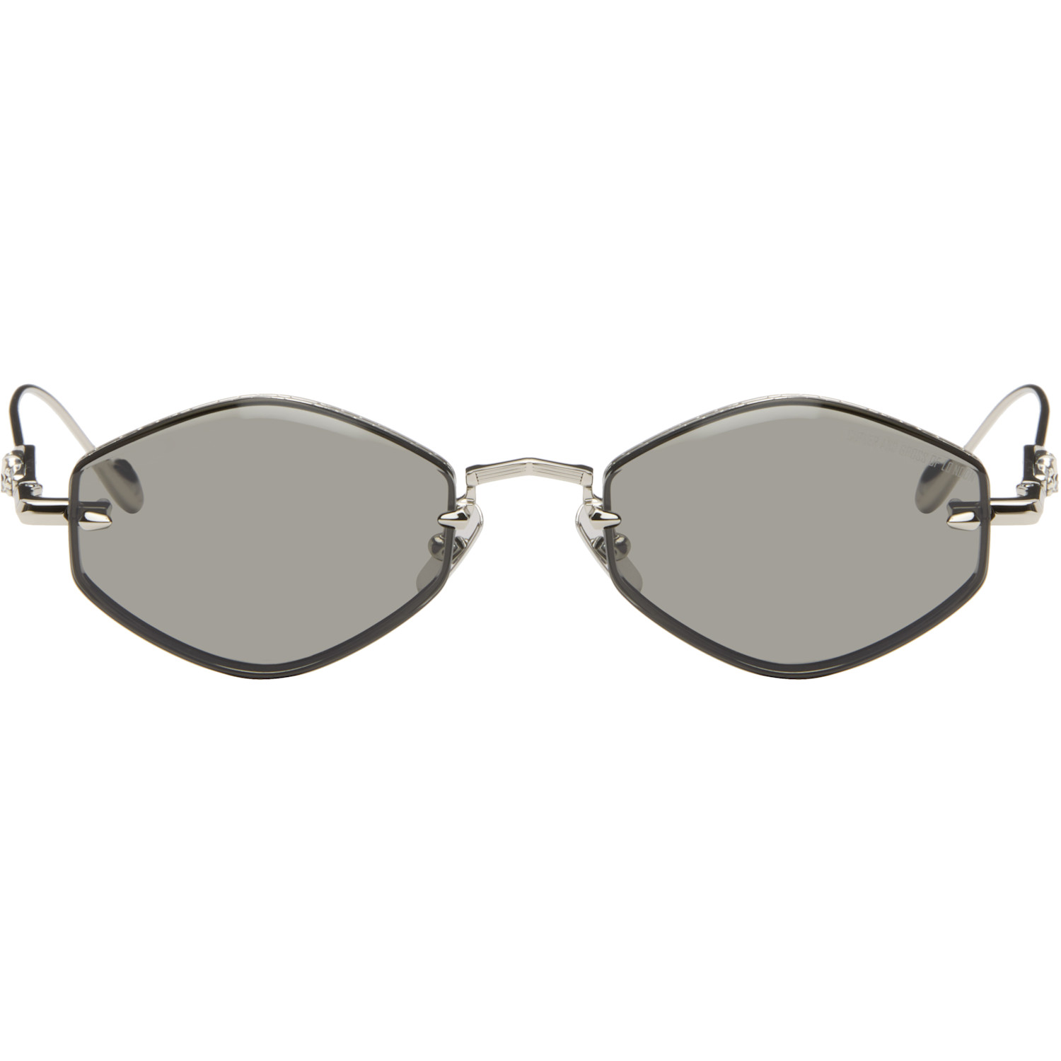 Cutler and Gross Silver The Great Frog Edition Carol Sunglasses