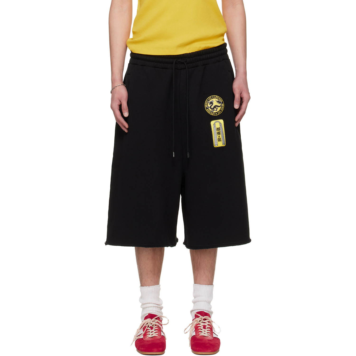 LU'U DAN BRUCE LEE x LỰU ĐẠN Black Zoku Shorts